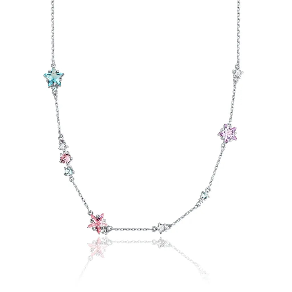 Elegant Confetti Sprinkles Choker Necklace - Trendy Party Jewelry for Women, Girls - Perfect for Birthday Celebrations, Festivals & Special Occasions