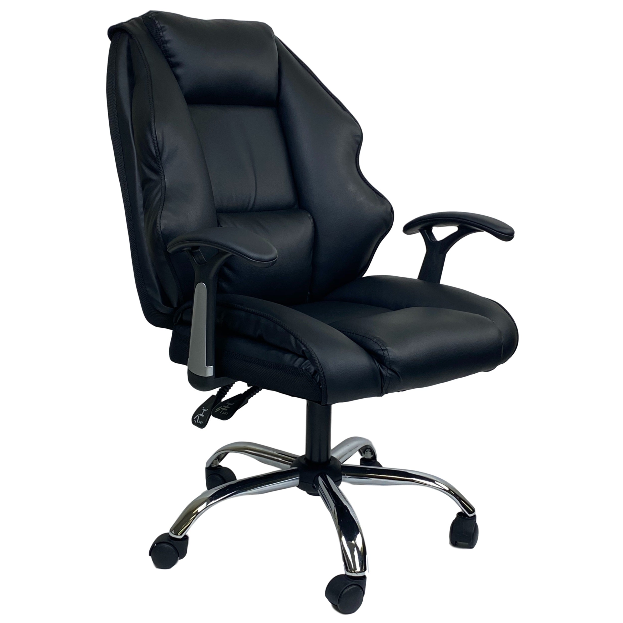 Ergonomic 310B Computer Office Chair - Black, Adjustable Height & Lumbar Support for Home & Office Workspaces - Perfect for Long Hours of Sitting, Gaming, and Remote Work