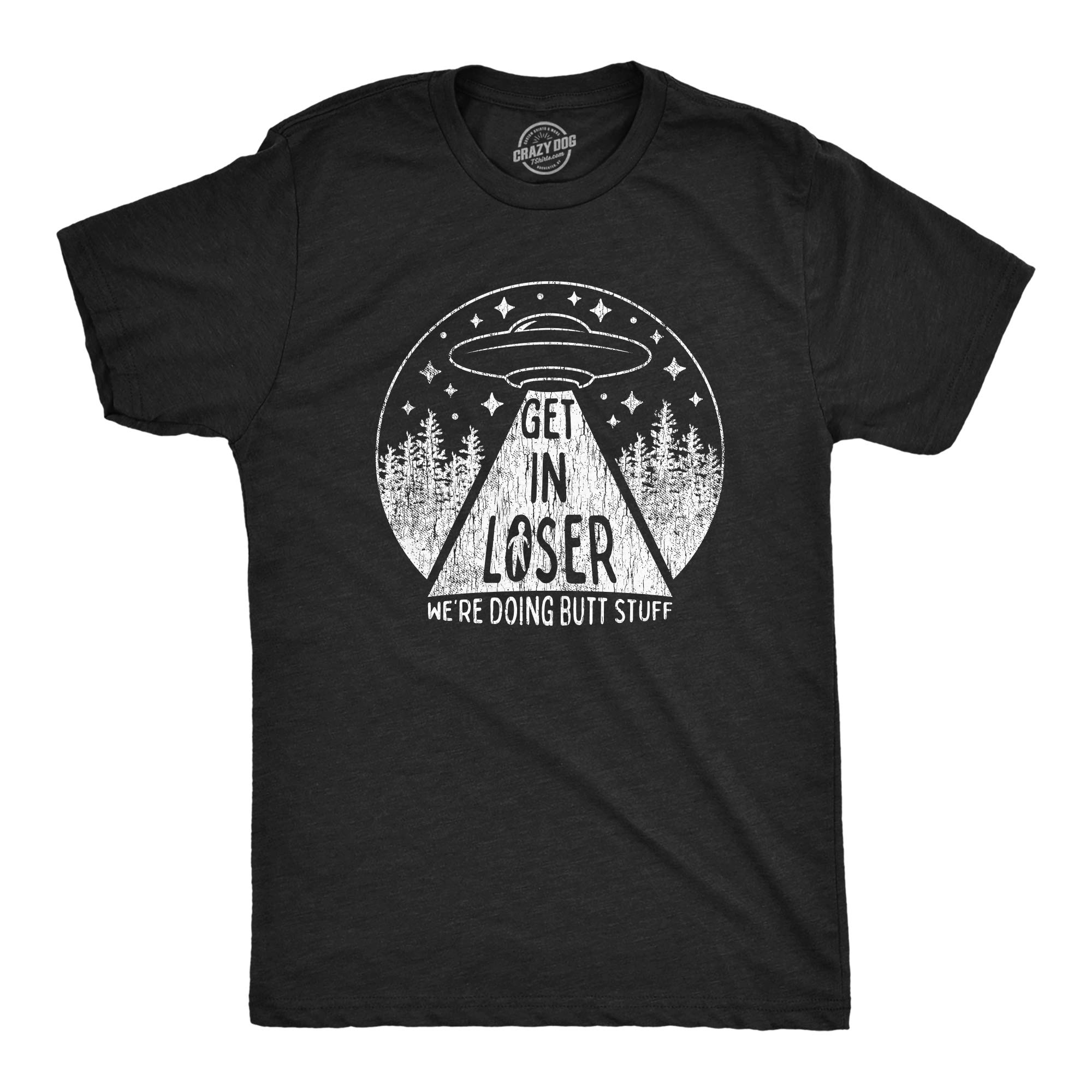 Funny Alien Probe Graphic T-Shirt for Men - 