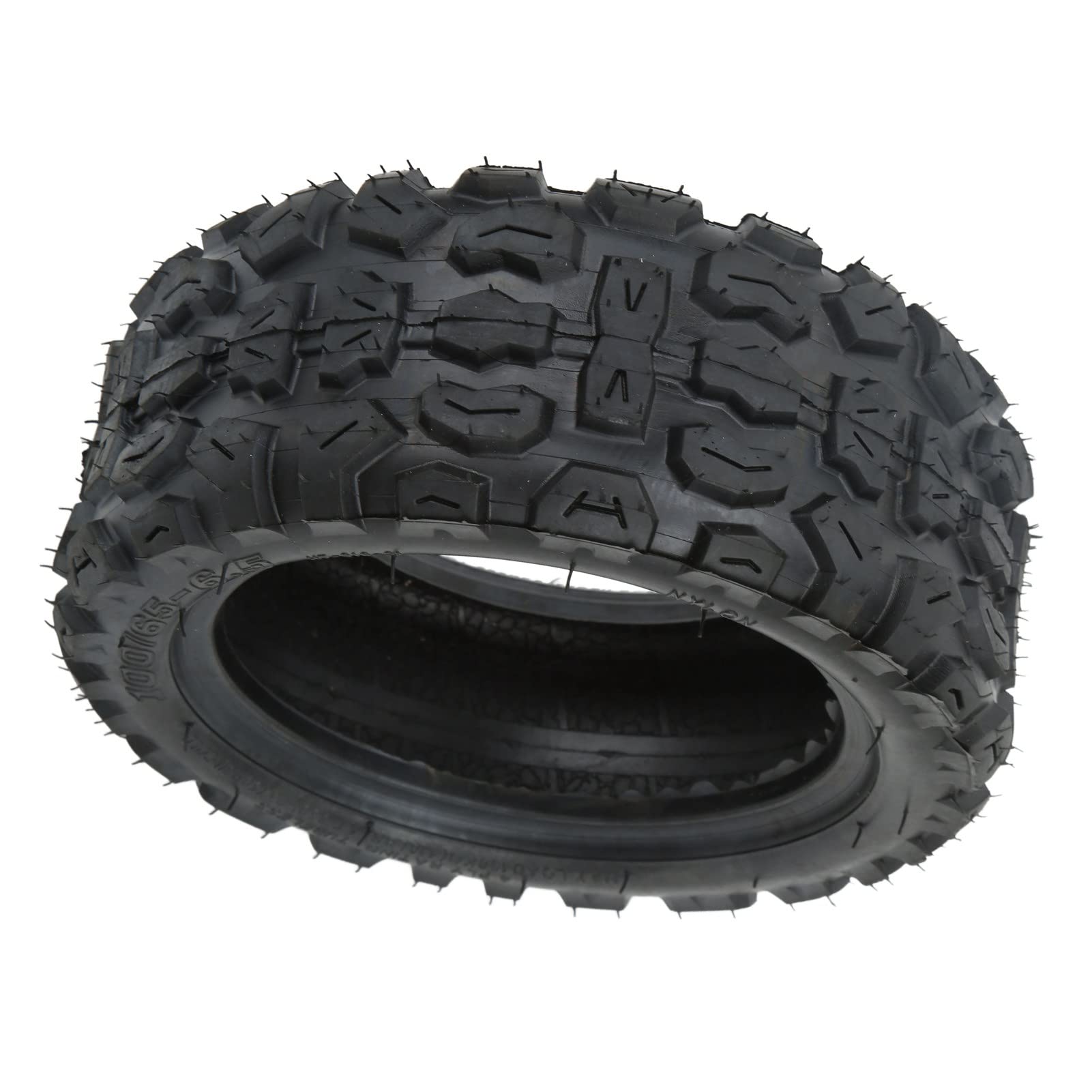 100/65-6.5 Electric Scooter Tire - Anti-Skid Thickened Rubber Vacuum Tire for 100/65-6.5 Electric Scooters | Durable Tubeless Design for Commuting & Urban Riding