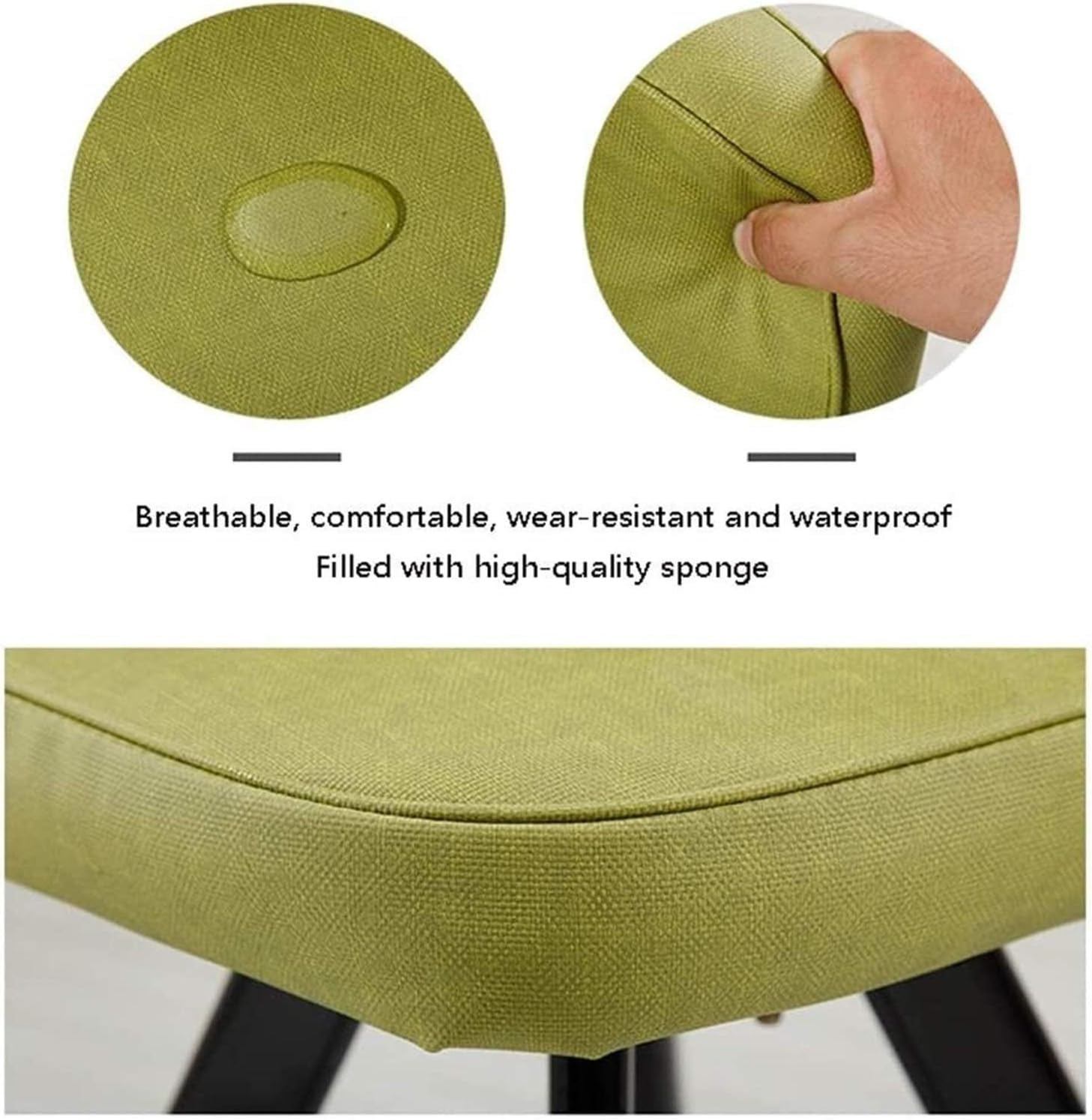 Nordic Style Reception Negotiation Table Set with 4 Chairs - Modern Office Meeting Room Furniture for Small Conference & Business Negotiations - Perfect for Corporate Offices, Meeting Rooms and Professional Workspaces