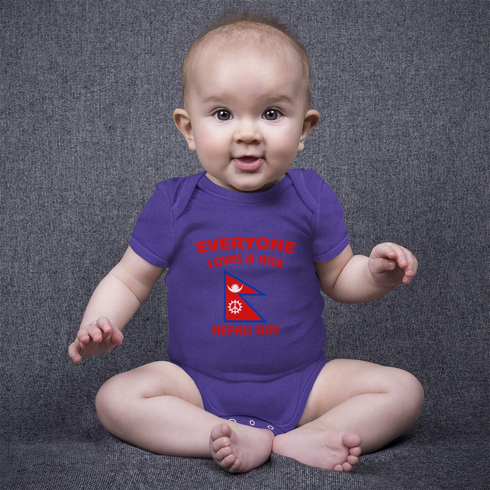 Custom Baby Bodysuits for Boys & Girls - Adorable Nepal-Themed Outfits | Perfect for Family Photos, Cultural Events & Everyday Wear