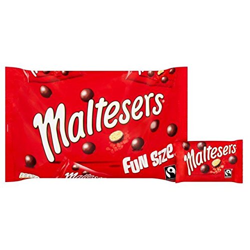 Maltesers Funsize Chocolate Bags - 10 Pack (19.5g Each) - Perfect for Halloween, Parties & Office Snacks