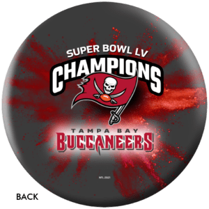 NFL Tampa Bay Buccaneers Super Bowl LV Champions Bowling Ball - Perfect for Game Day Parties & Sports Fan Collectibles