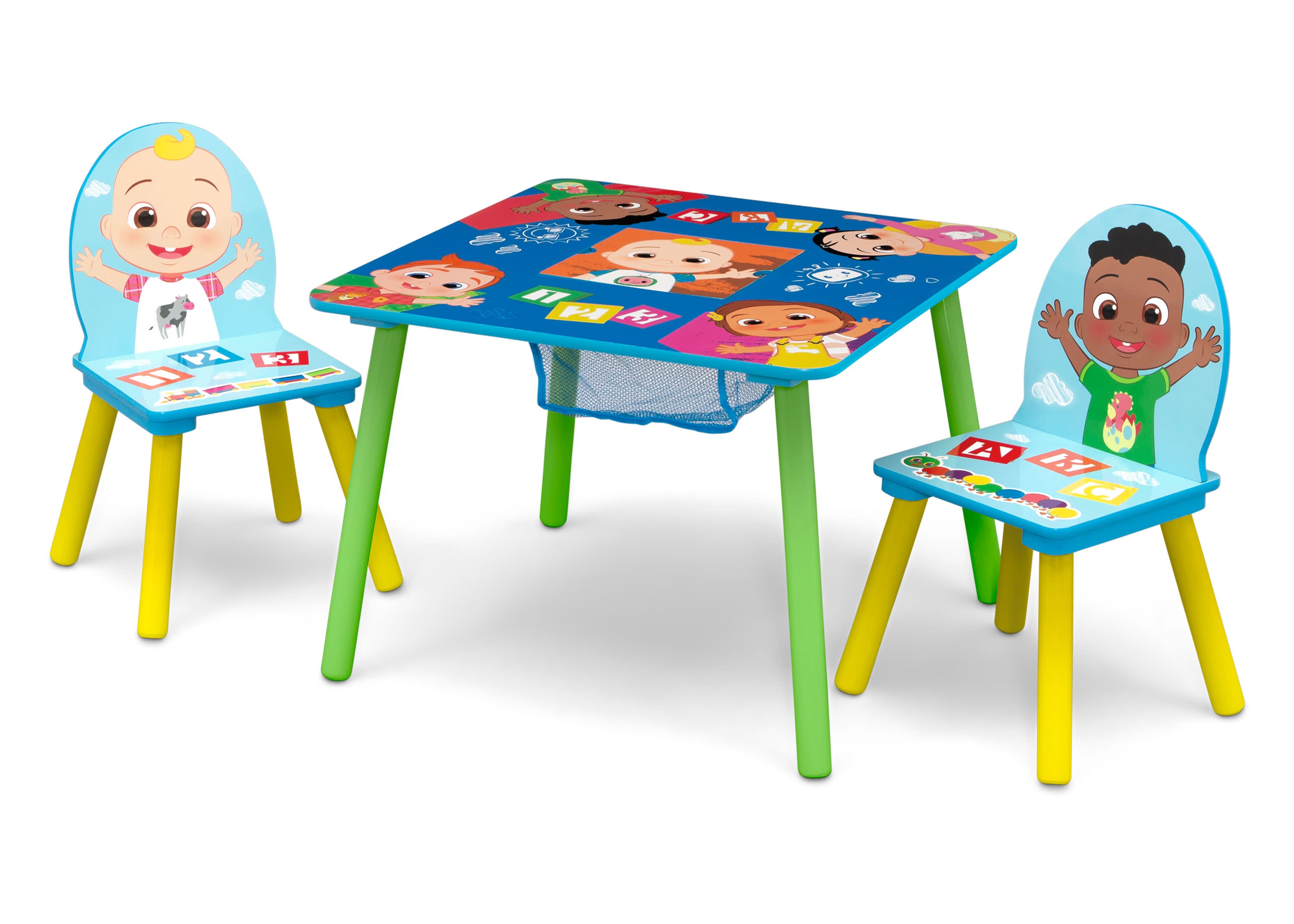 CoComelon Kids Table and Chair Set - 2-Piece Toddler Furniture for Playroom, Learning & Snack Time - Durable & Fun Children's Activity Set