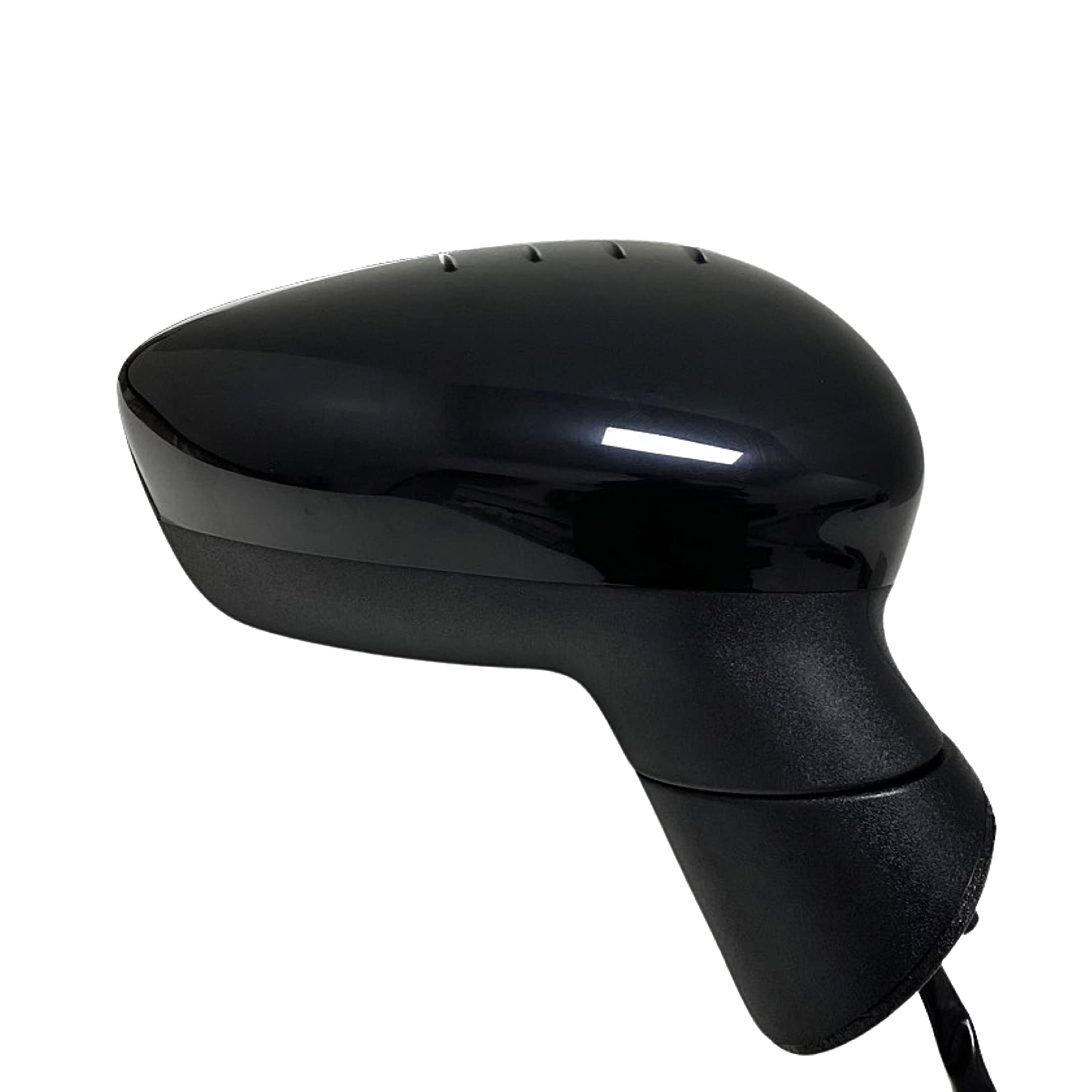 2011-2019 Ford Fiesta Passenger Side Mirror Right Power Heated Manual Folding Replacement with Spotter Glass | OEM Fit Paint to Match 5-Pin Connector | Perfect for Parking & Lane Changing Safety
