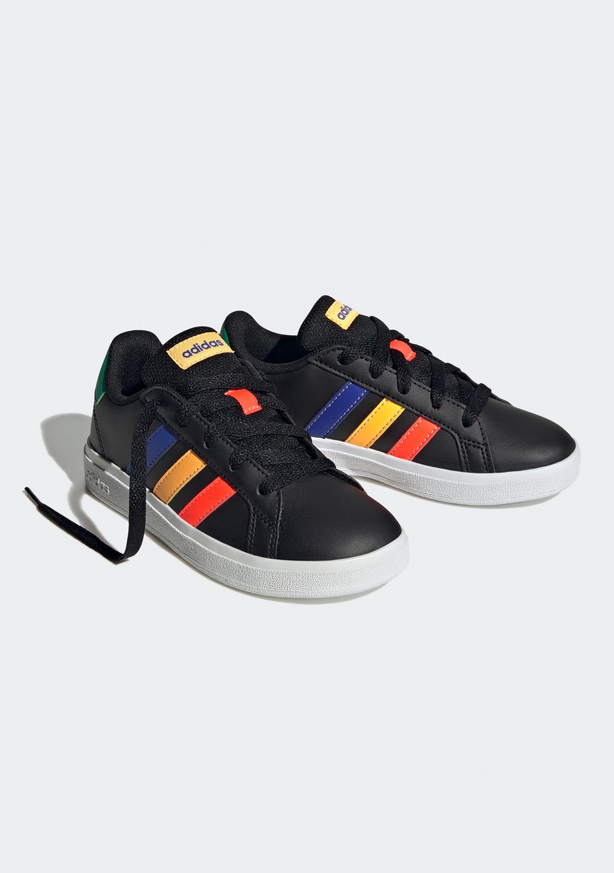 Adidas Kids' Grand Court 2.0 Sneakers - Lightweight Comfortable Tennis Shoes for Boys & Girls | Perfect for School, Playground & Casual Wear