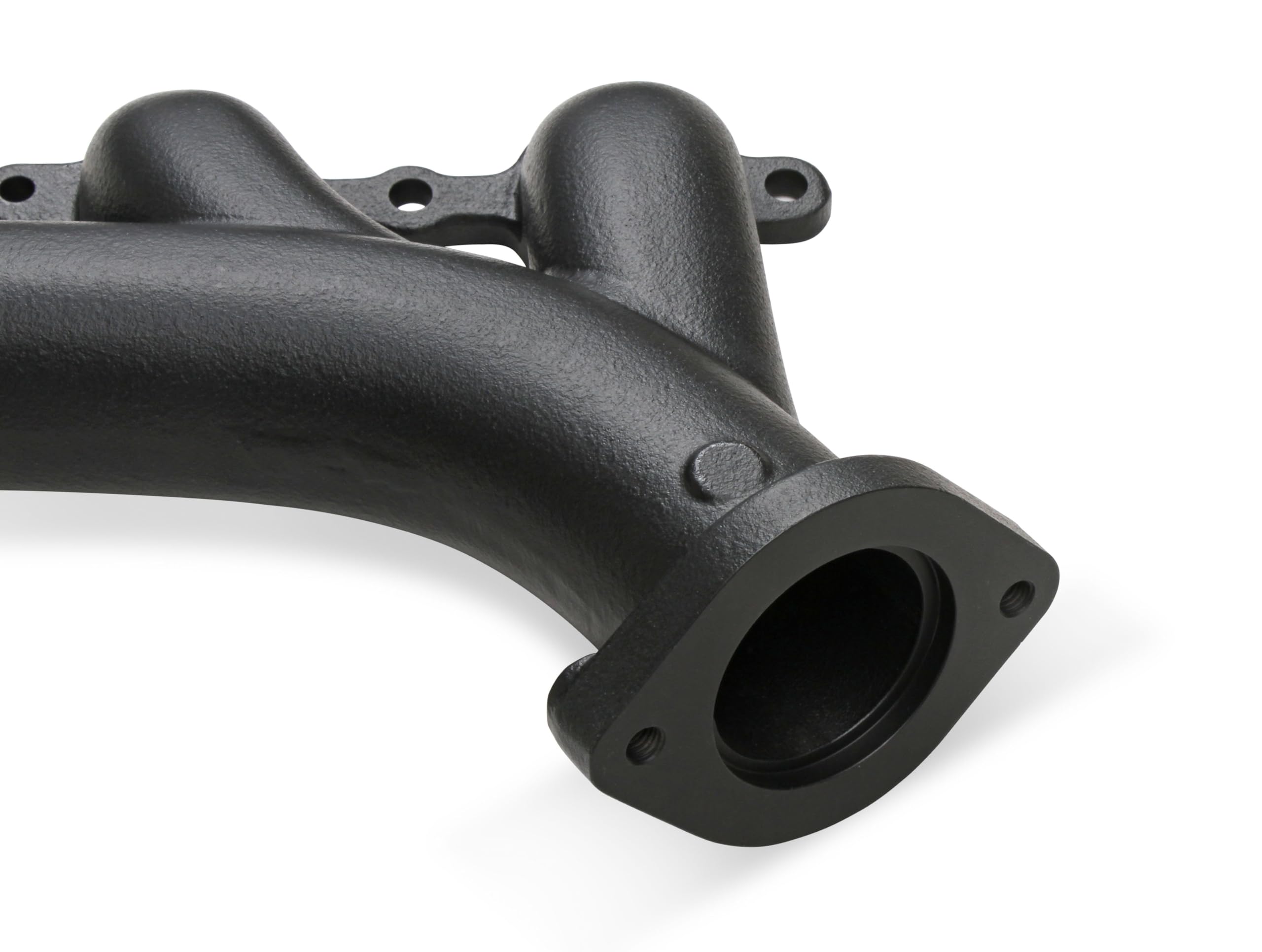 LS Black Ceramic Coated Cast Iron Exhaust Manifolds - High Performance Pair for Ford Mustang, Chevy Camaro & Dodge Challenger - Perfect for Racing, Off-Road & Engine Upgrades