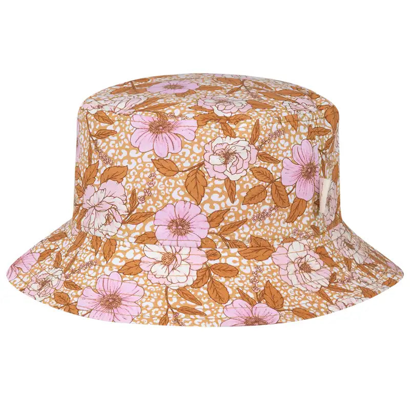 Millymook Amber Hazel Bucket Hat for Women - Summer Sun Protection Wide Brim Beach Hat - Fashionable UV Protection Hat for Outdoor, Travel, and Vacation