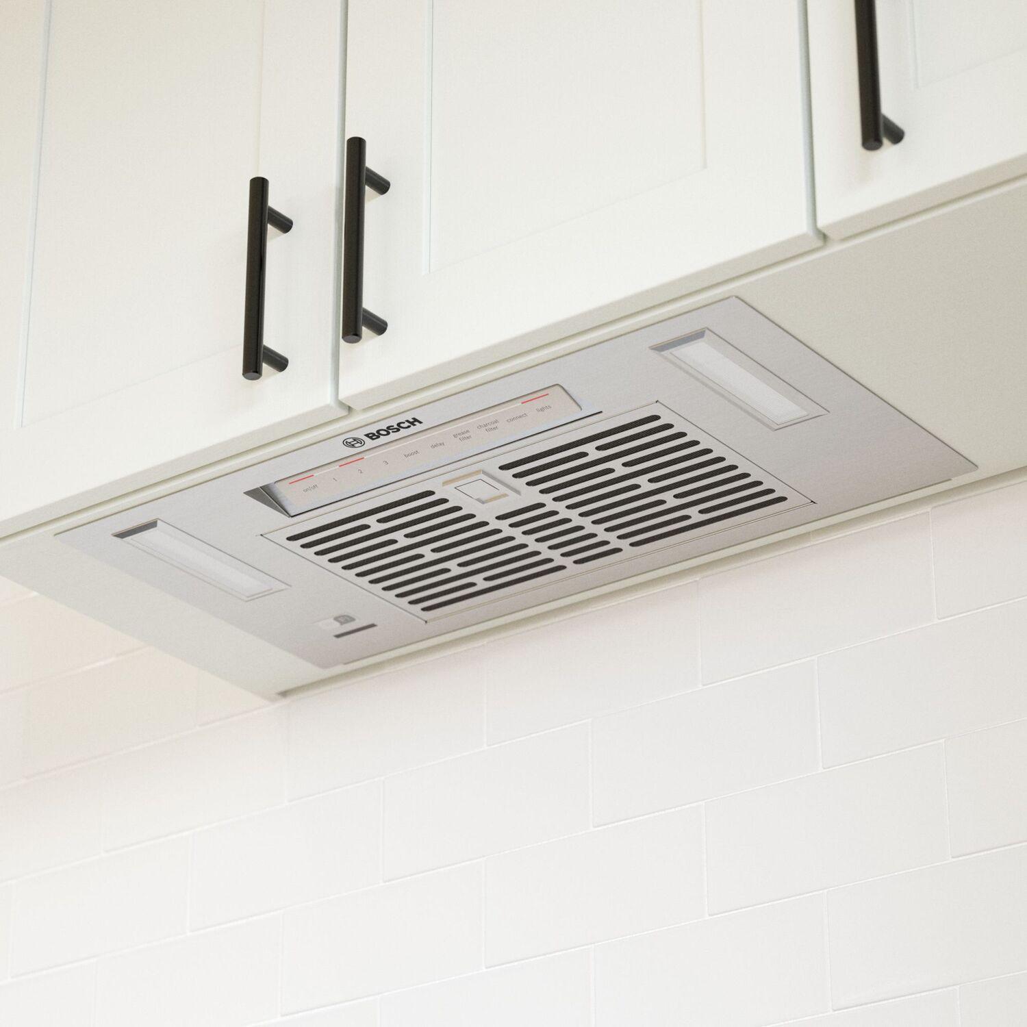Bosch HUI34253UC 300 Series Stainless Steel Custom Insert Range Hood - Perfect for Modern Kitchens & Cooking Spaces