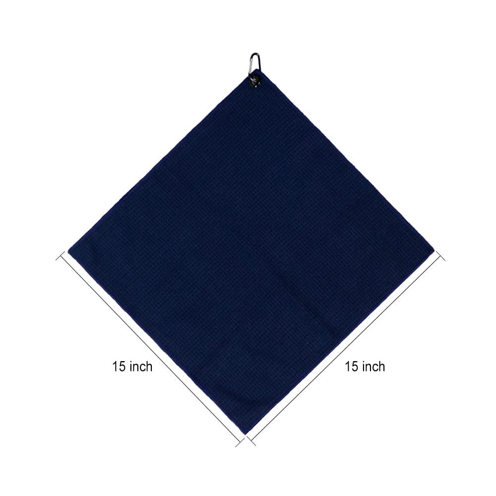Myartte 2-Pack Premium Microfiber Golf Towels - 16
