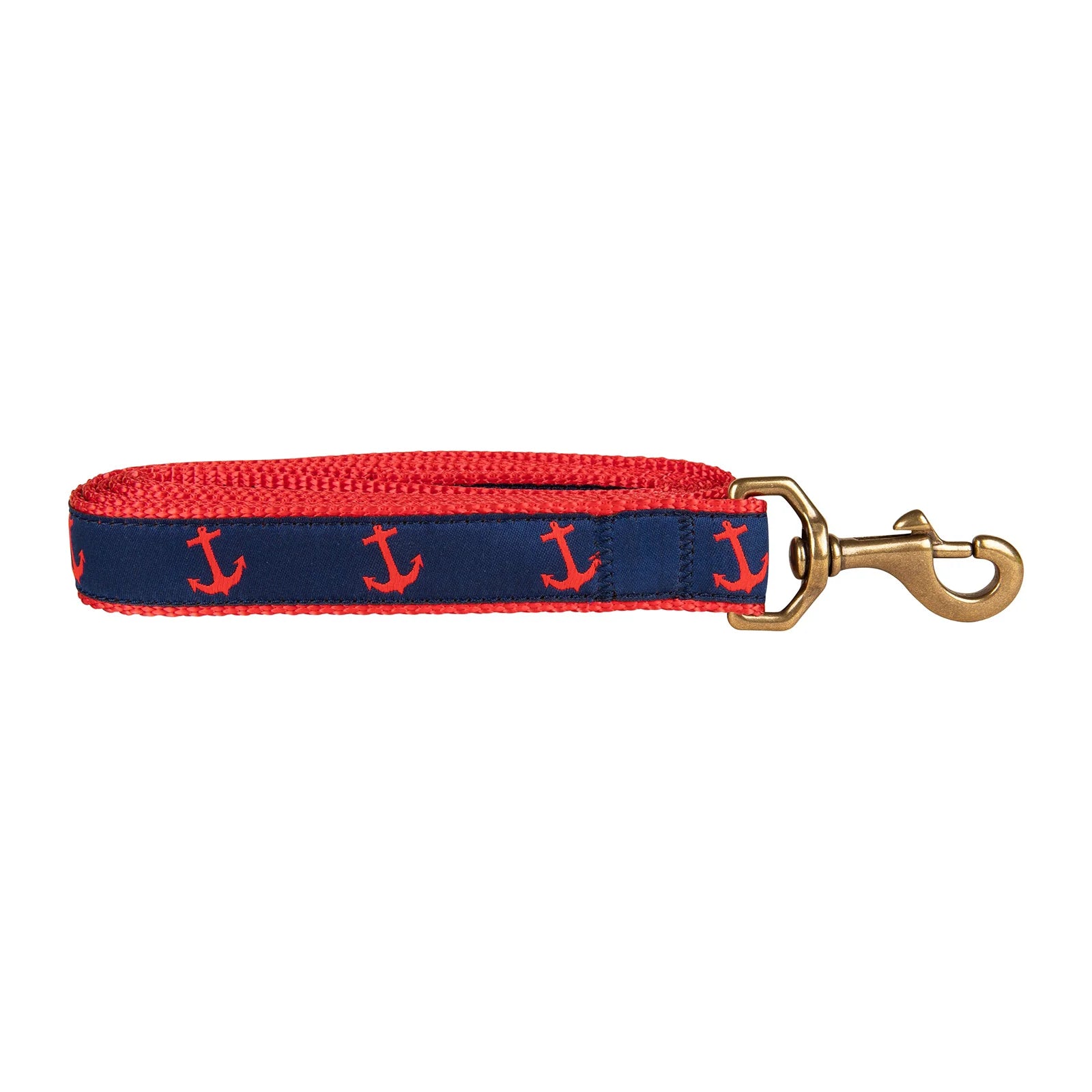 Premium Navy & Red Anchor Dog Leash - Heavy Duty Rope Lead for Medium to Large Dogs - Perfect for Walking, Training & Outdoor Adventures