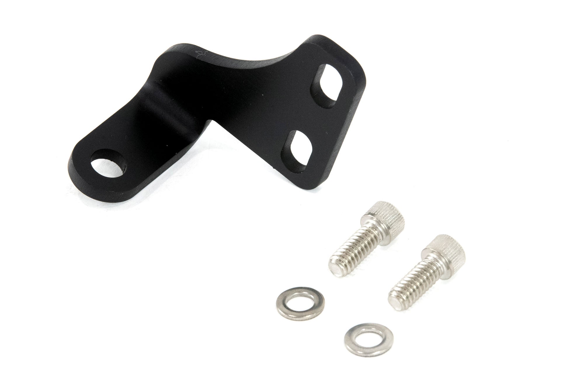 Holley Hi Ram / Low Ram Throttle Cable Bracket - Black Anodized Aluminum for Motion & Lokar Throttle Cables (Part #18-10005) - Perfect for High-Performance Engine Builds & Custom Car Modifications