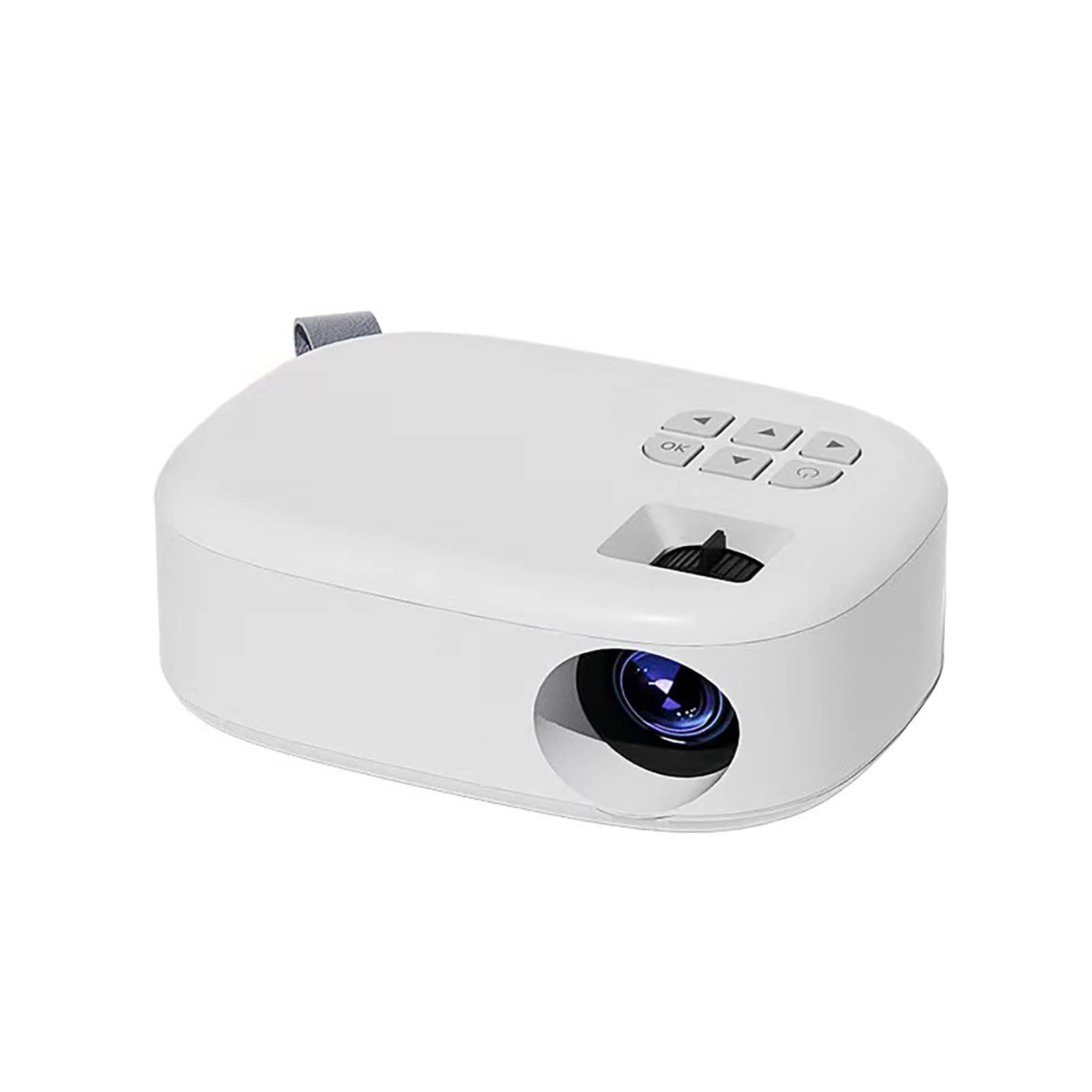 CYLZRCl WiFi Mini Portable Projector - Full HD 1080P Smart Home Theater Projector with 4K Support, Android TV & Bluetooth Connectivity | Perfect for Movie Nights, Gaming & Outdoor Entertainment