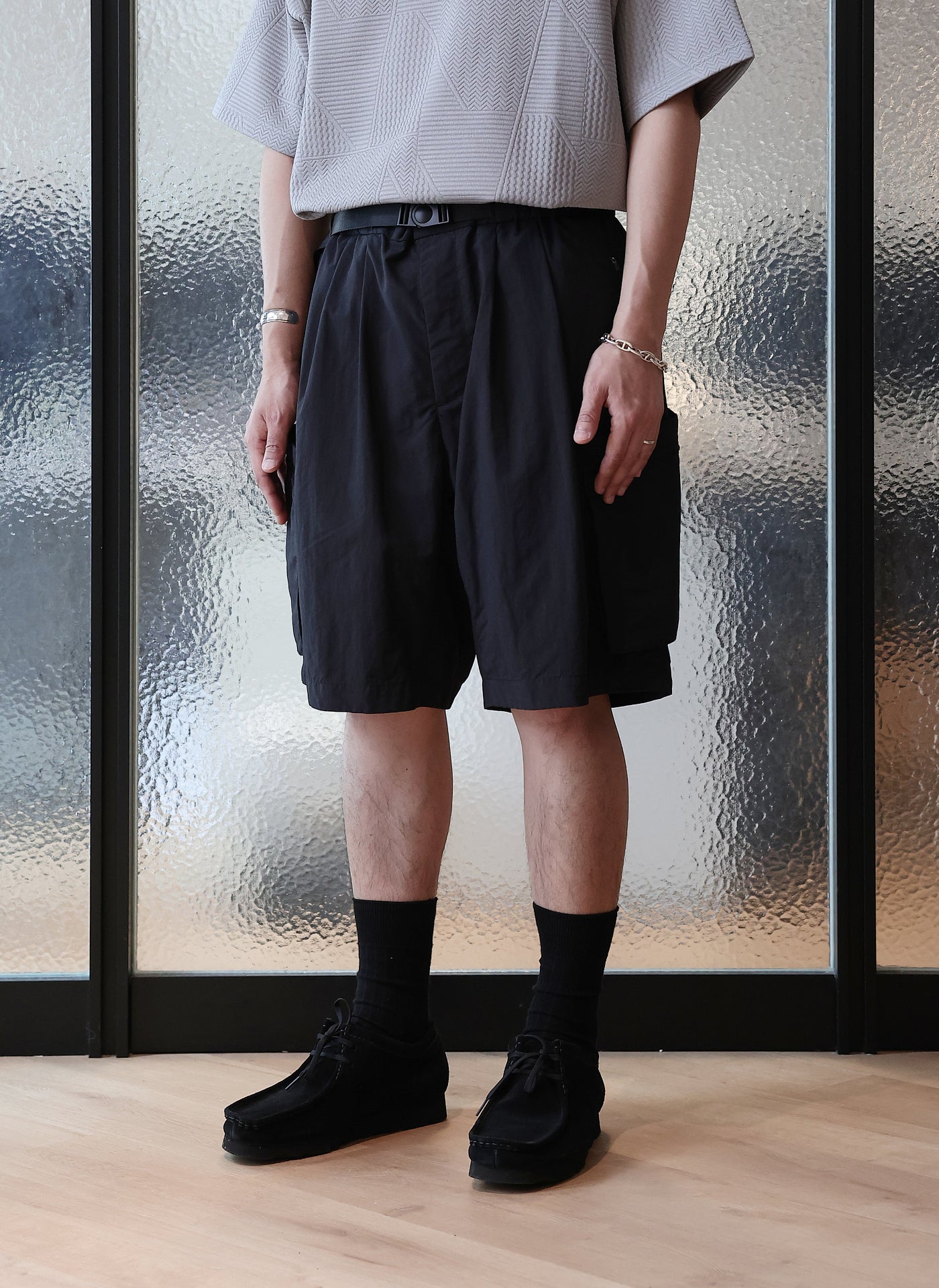 Durable Nylon Ripstop Utility Shorts for Men - Lightweight, Quick-Dry Outdoor & Work Shorts for Hiking, Camping, and Everyday Wear