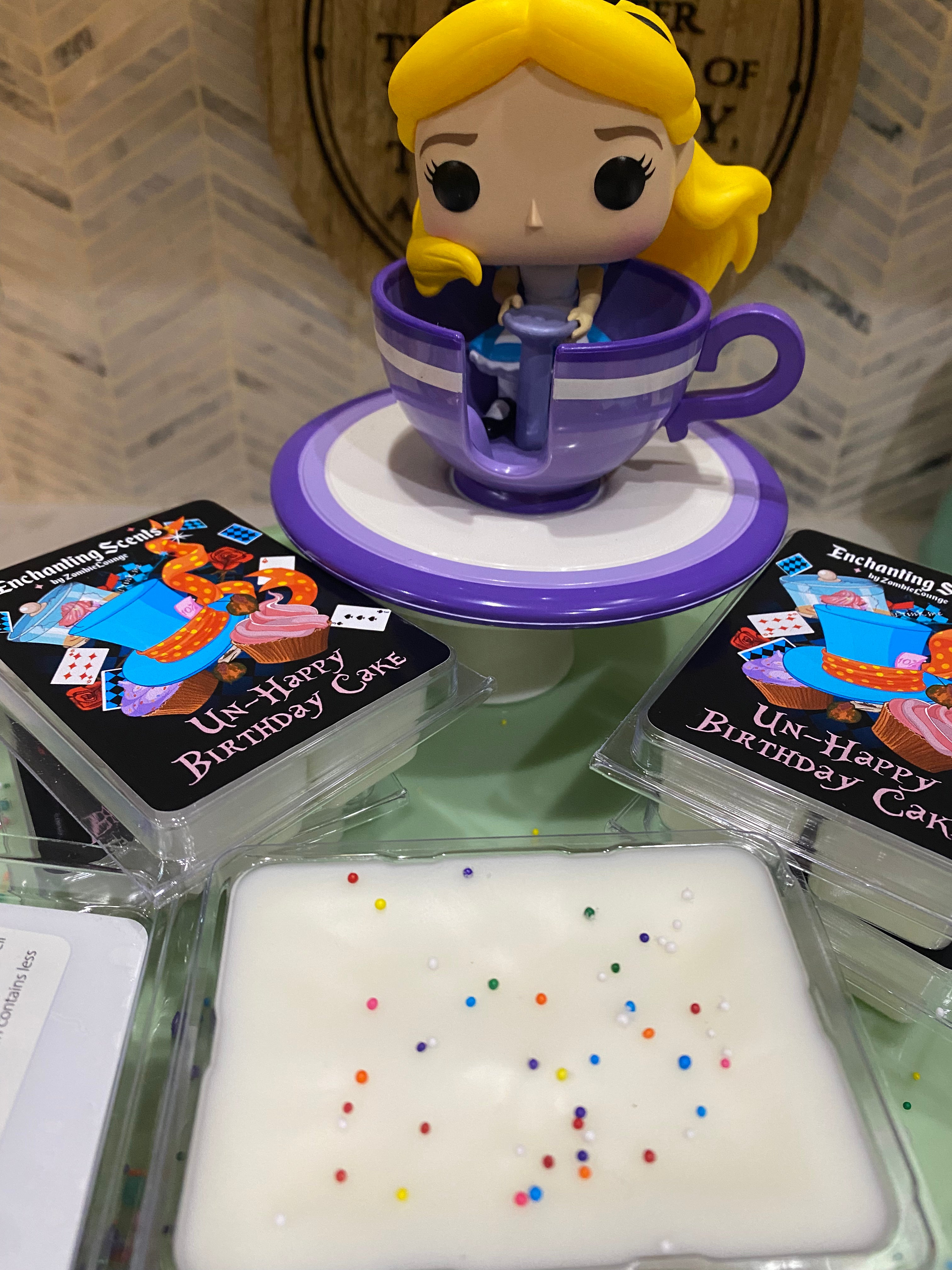 Happy Birthday Cake Scented Wax Melts - Fragrant Soy Wax Cubes for Warmers, Perfect for Parties & Home Decor