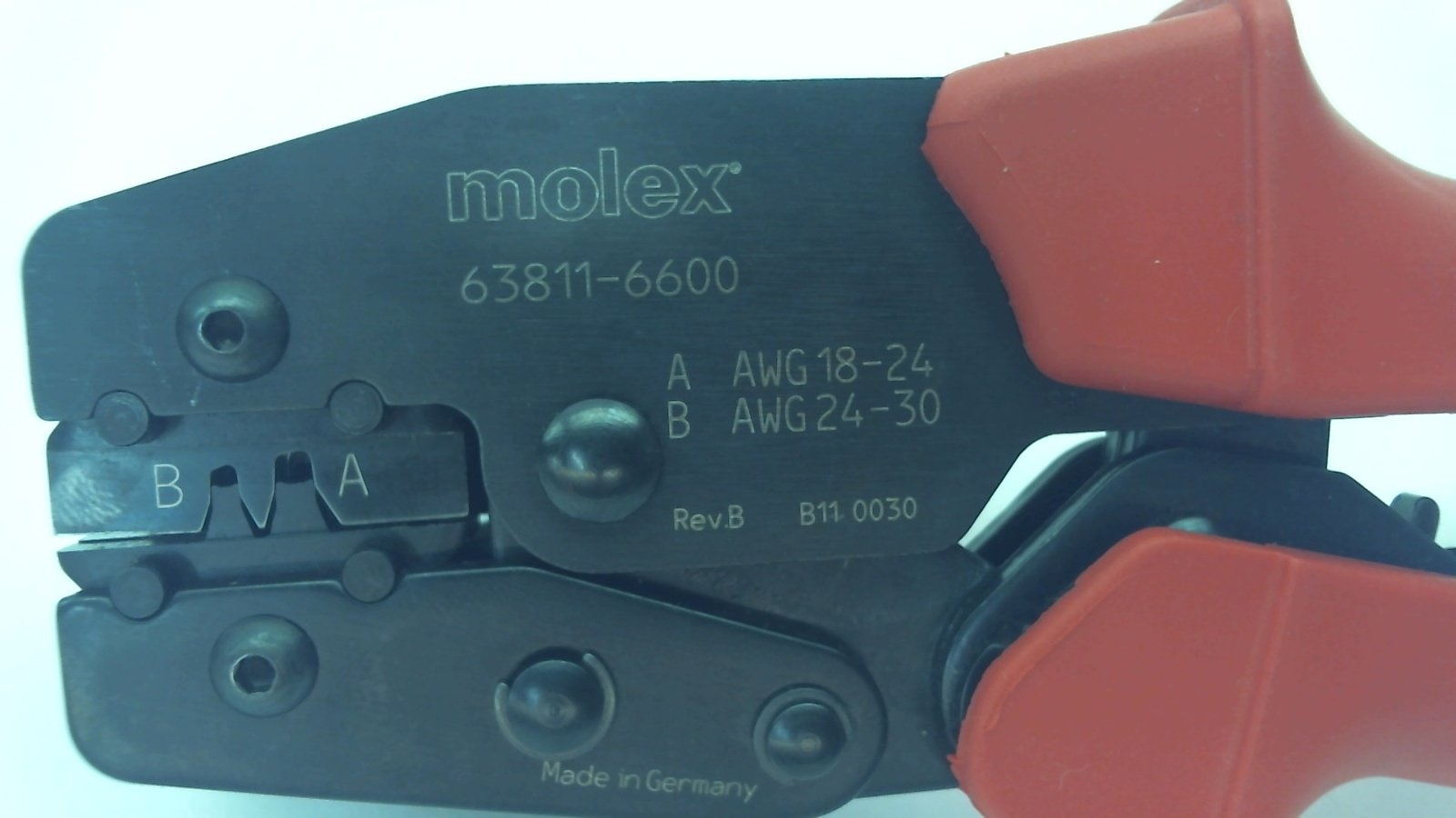 Molex 63811-6600 Hand Tool - ROHS Compliant Crimping Tool for Wire Connectors | Perfect for Electrical Wiring and DIY Projects