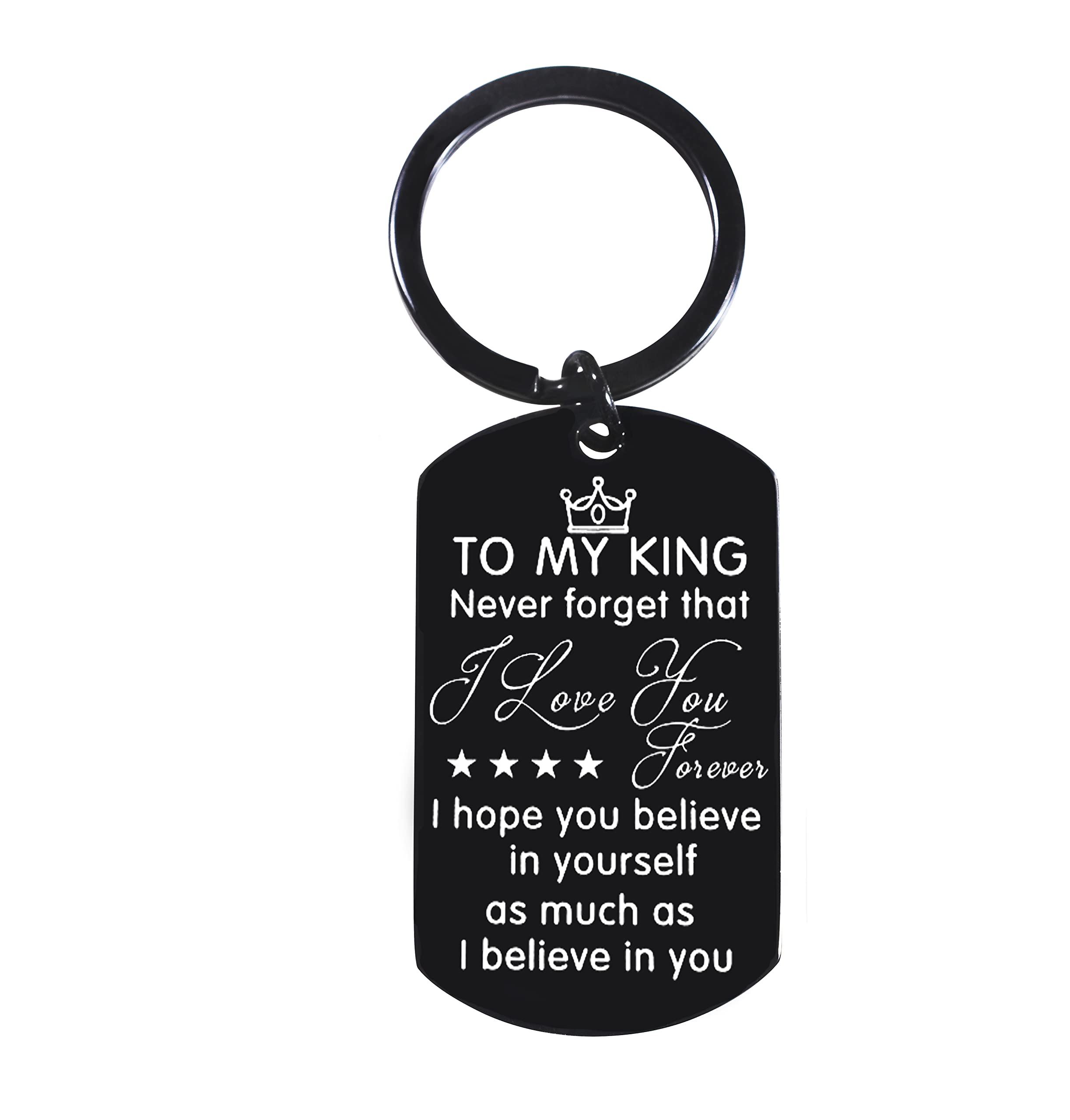 BESPMOSP Inspirational Keychain Gift for Boyfriend, Husband - Anniversary, Valentine's Day, Christmas Present for Him - Perfect for Daily Use and Special Occasions