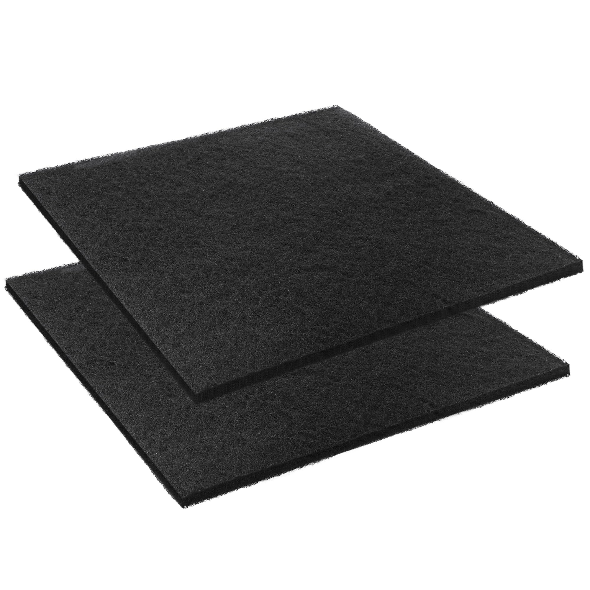 Saillong 2 Pack 22 Inch Oil Drain Splash Pads - No Splatter Square Pads for Car Oil Changes & Transmission Fluid Drain Pan - Black - Perfect for DIY Auto Maintenance & Garage Use