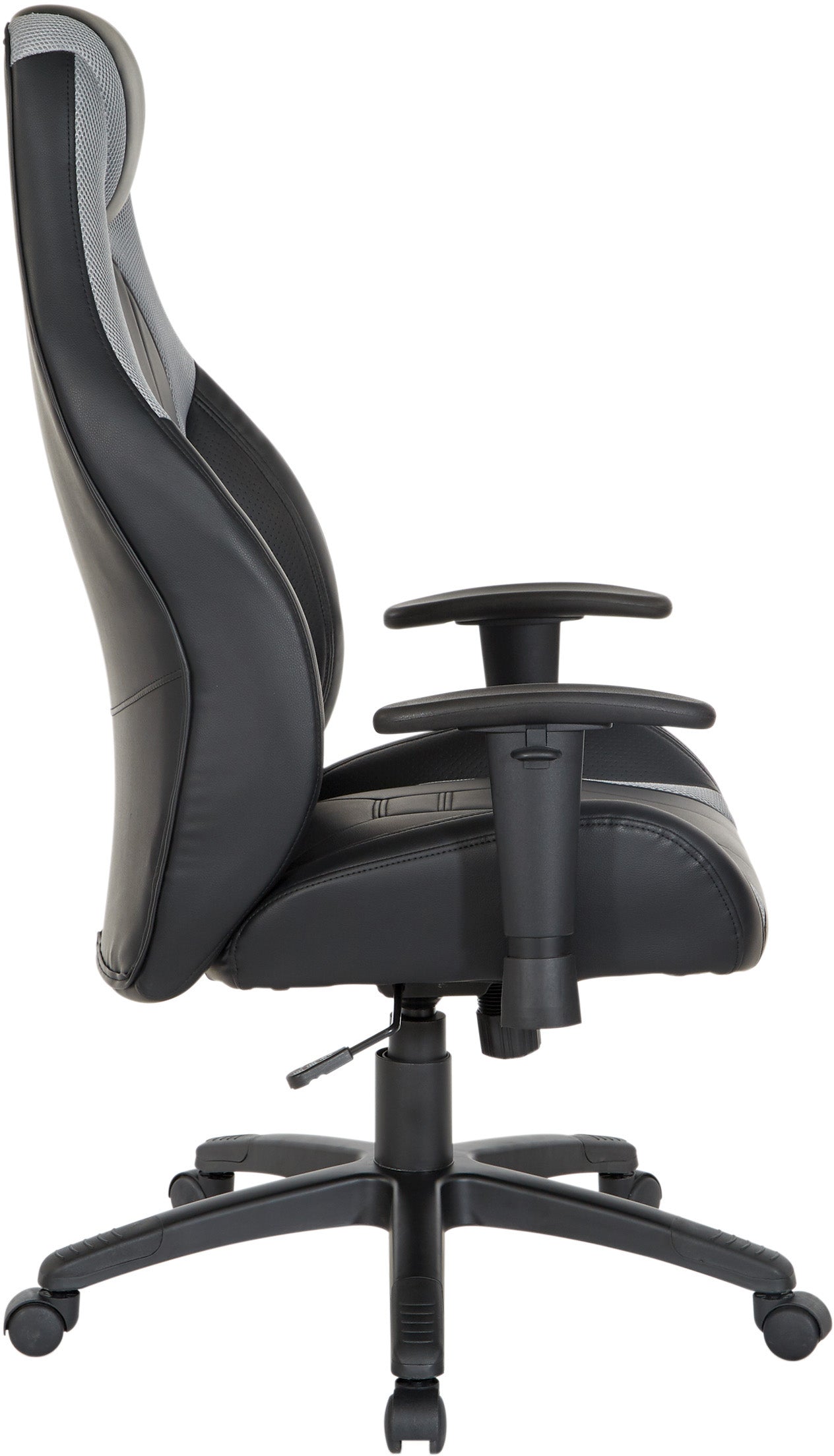 Office Star Commander Gaming Chair [CMD25] - Ergonomic High-Back Racing Style Chair with Adjustable Armrests & Lumbar Support for PC & Console Gamers - Perfect for Gaming, Streaming & Home Office Use