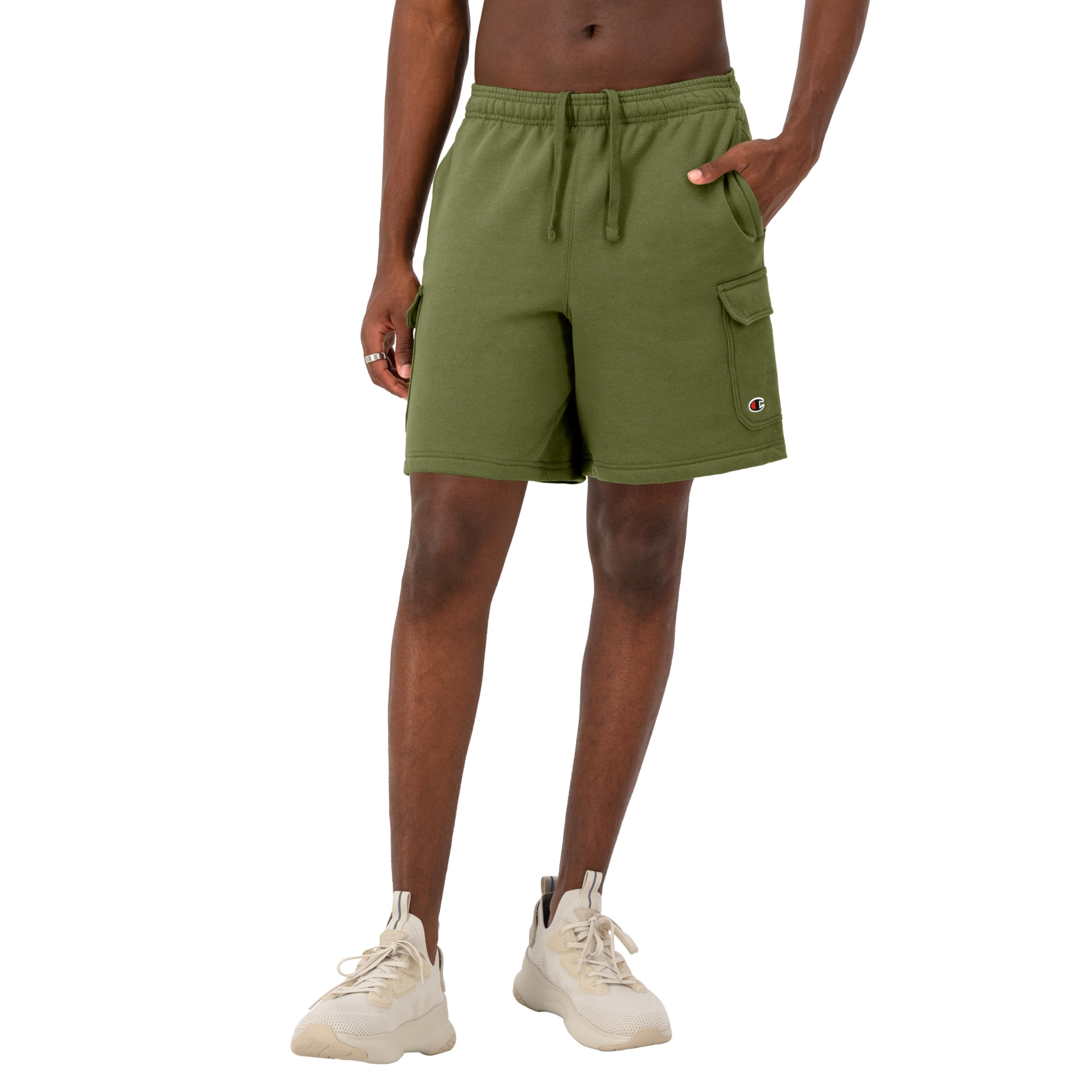 Champion Men's Cargo Shorts - Powerblend Fabric, Comfortable & Durable Shorts for Casual Wear, Gym, Hiking & Outdoor Activities (Regular & Big & Tall Sizes)