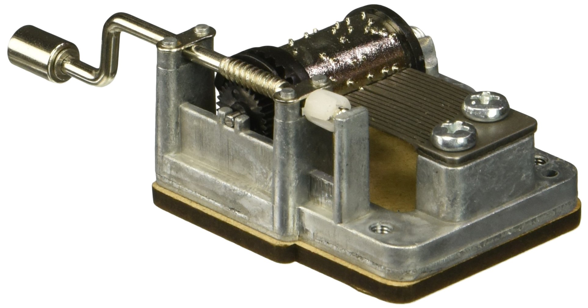 Kikkerland Over the Rainbow Hand Crank Music Box - Vintage Wind Up Musical Gift for Kids & Adults - Perfect for Birthday, Wedding, Home Decor