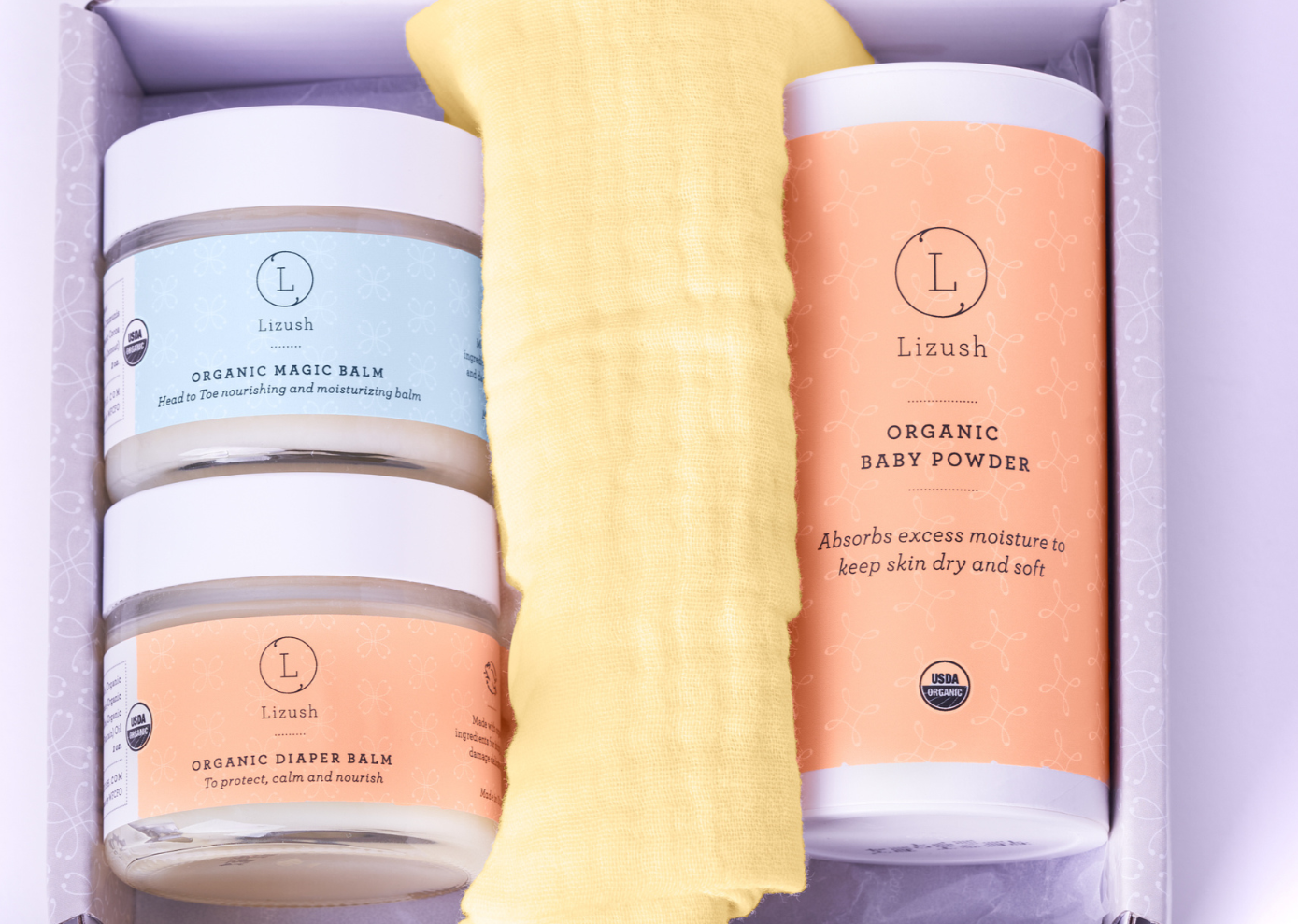 Organic Baby Gift Set for Newborns - Welcome Little One - Perfect for Baby Showers, Christenings & New Parent Gifts
