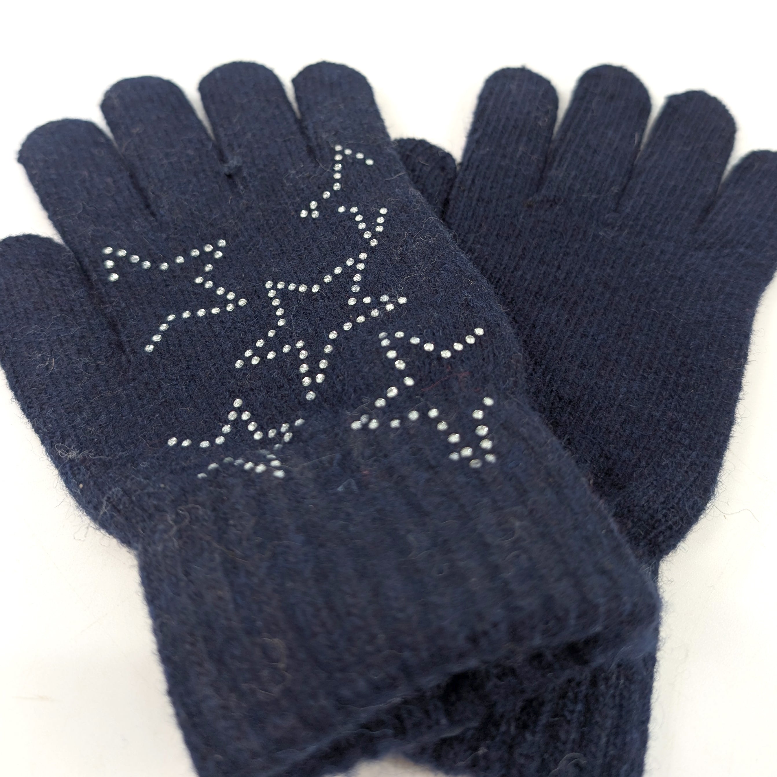Twinkle Twinkle Gloves - Navy Blue Winter Gloves for Women & Men, Soft & Warm Touchscreen Gloves for Outdoor Activities, Running, Hiking, and Daily Use