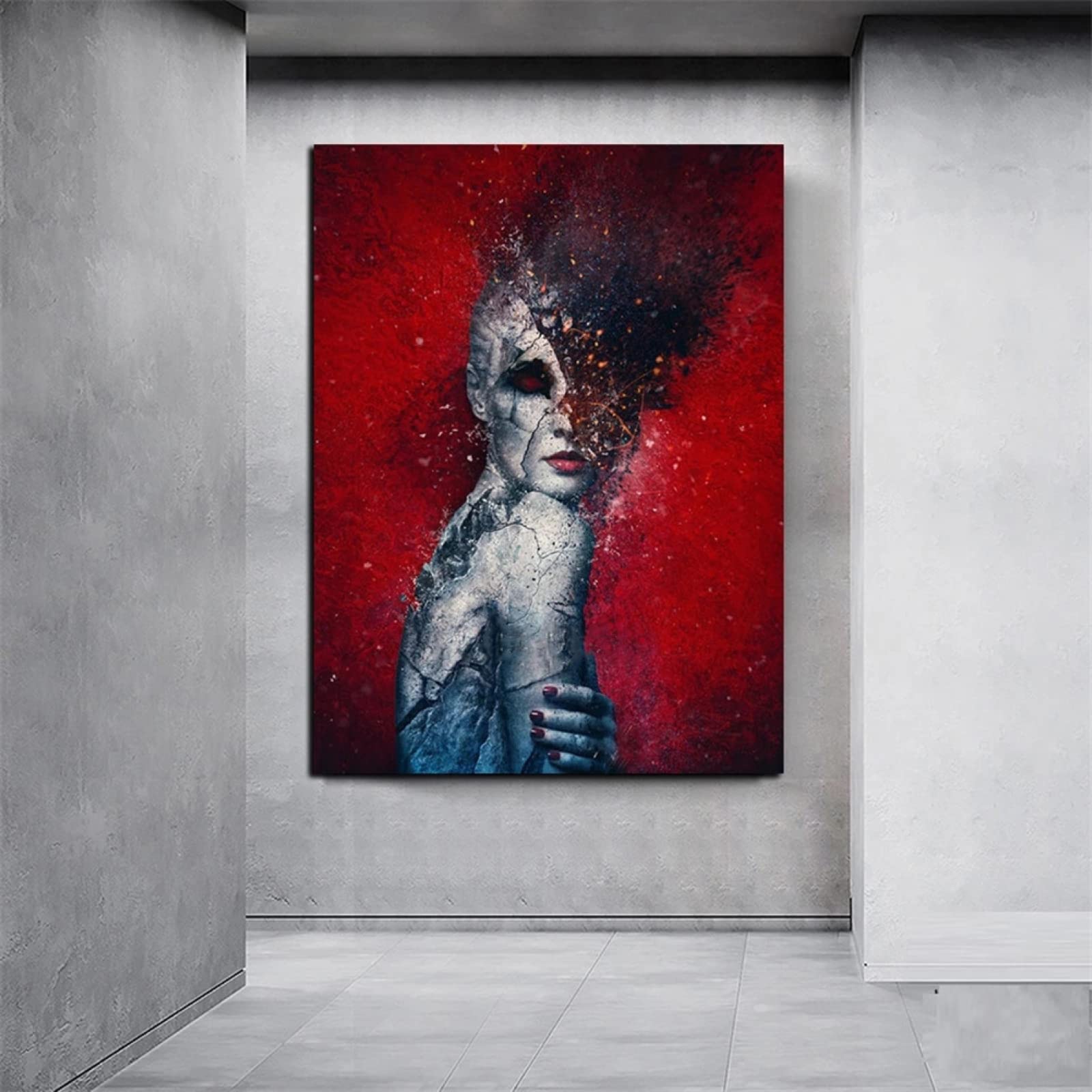 5D Diamond Painting Kit for Adults & Kids - Abstract Art Women Full Drill DIY Cross Stitch Craft (20x24in/50x60cm) - Wall Decor Home Art, Relaxing Hobby & Gift Idea for Birthday/Christmas