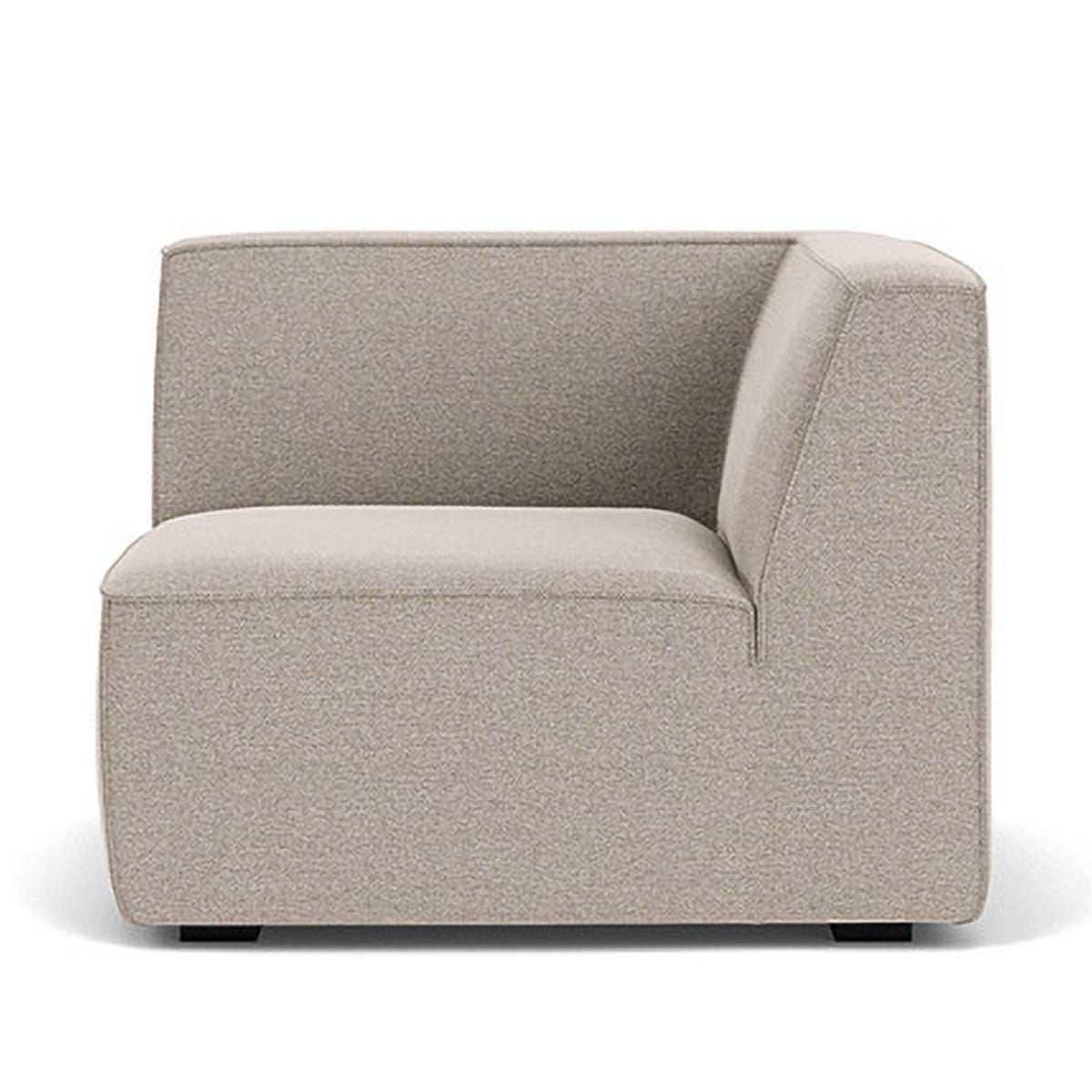 1-Seater Right Corner Modular Sofa in Durable Dane Fabric - Perfect for Small Apartments, Living Rooms & Cozy Spaces