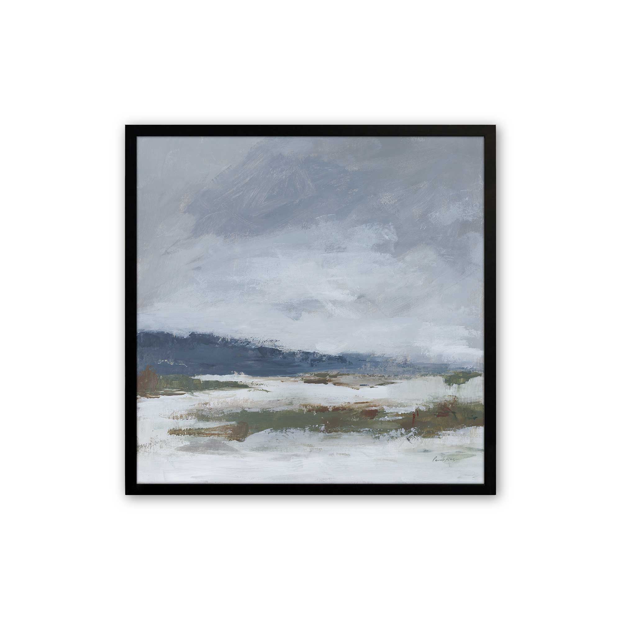 Cold Winter's Day Print - Cozy Winter Scene Wall Art for Home Decor | Perfect for Living Room, Bedroom & Office