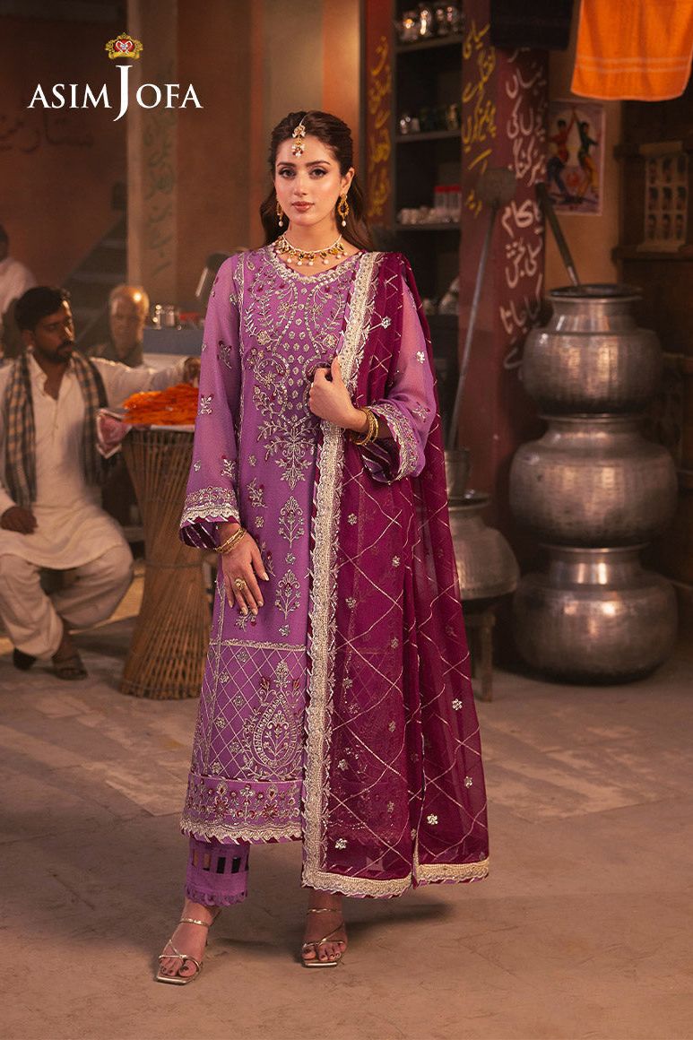 Asim Jofa Sparkling Collection - Elegant Pakistani Designer Dress for Women | Perfect for Weddings, Parties & Special Occasions