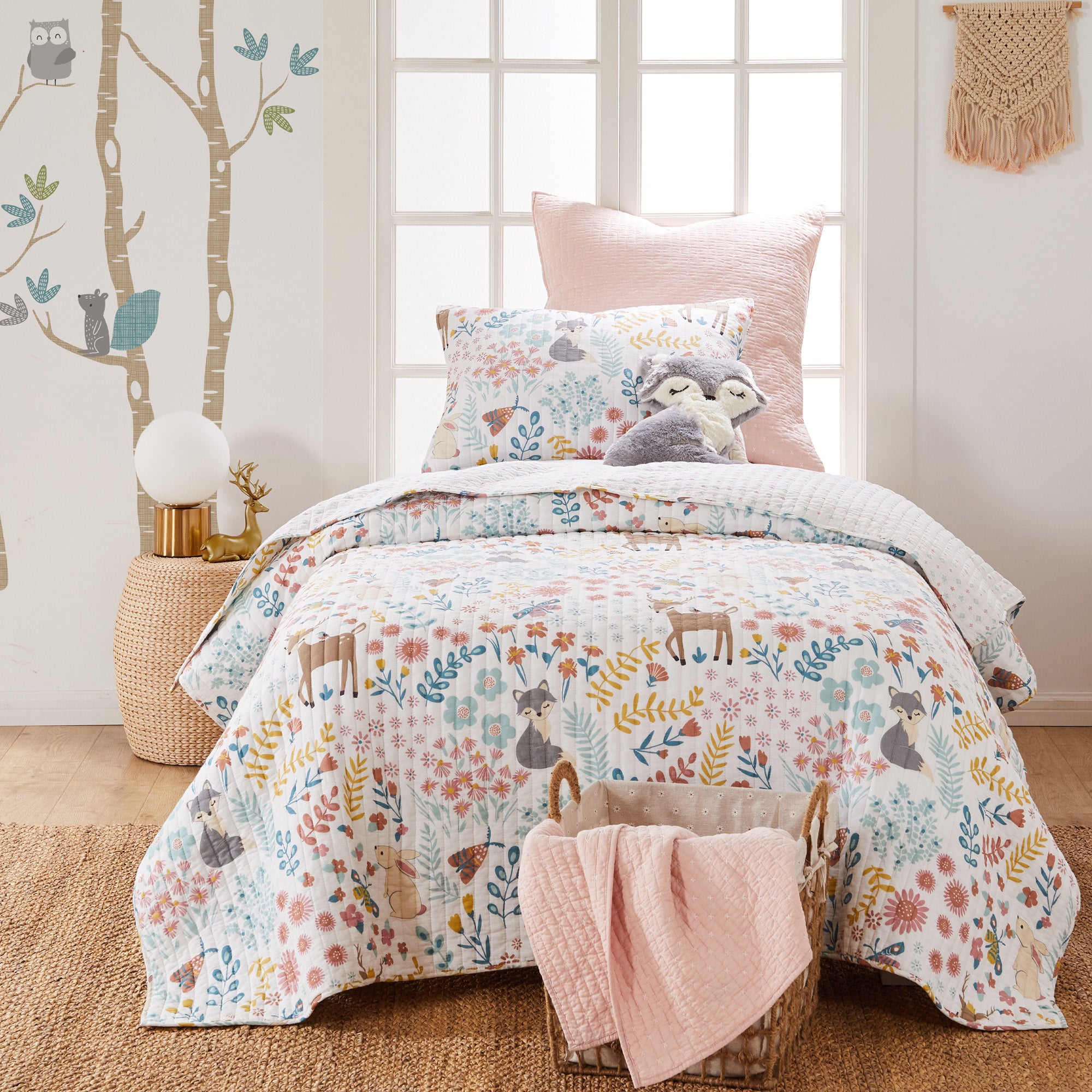 Adorable Fox Shaped Pillow - Soft Plush Forest Animal Cushion for Kids Room Decor, Nursery, Living Room & Cozy Home Accessories