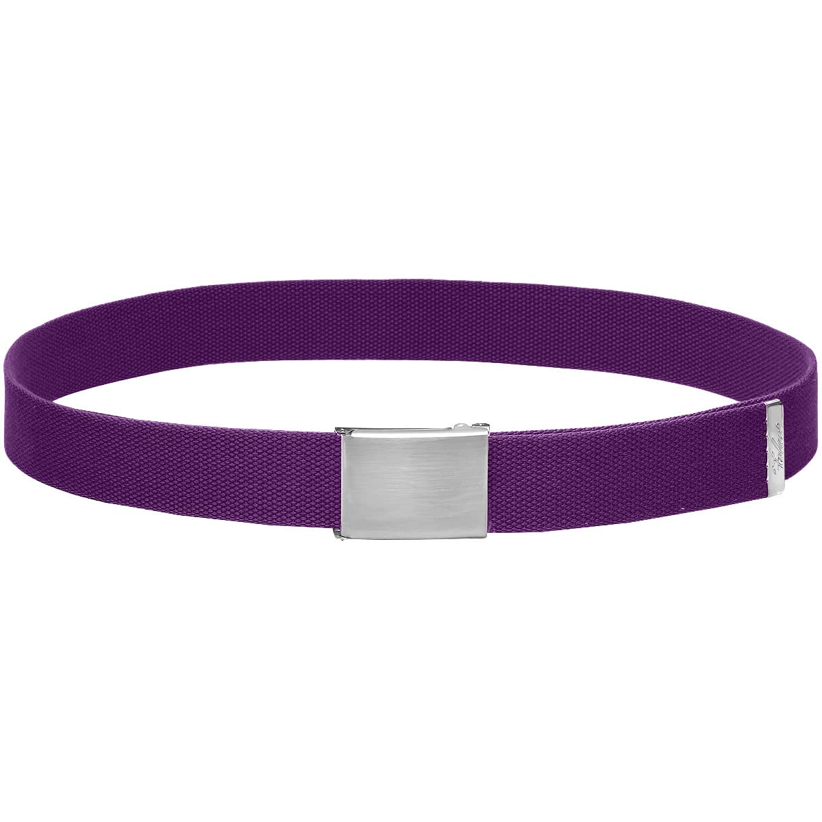 Falari Adjustable Canvas Web Belt for Men & Women - Cut to Fit Golf Belt with Flip Top Buckle | Casual, Golf & Outdoor Wear Accessory