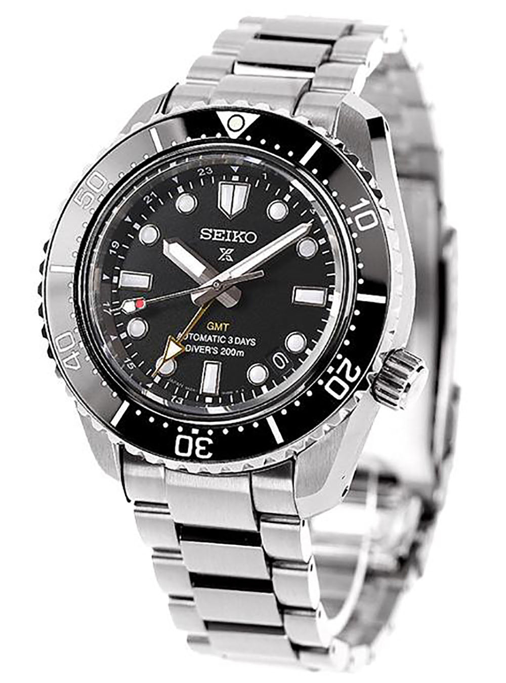 SEIKO PROSPEX 1968 Diver's Modern Re-Interpretation GMT Automatic Watch SBEJ011 / SPB383 - Made in Japan JDM - Perfect for Scuba Diving, Travel & Luxury Collectors
