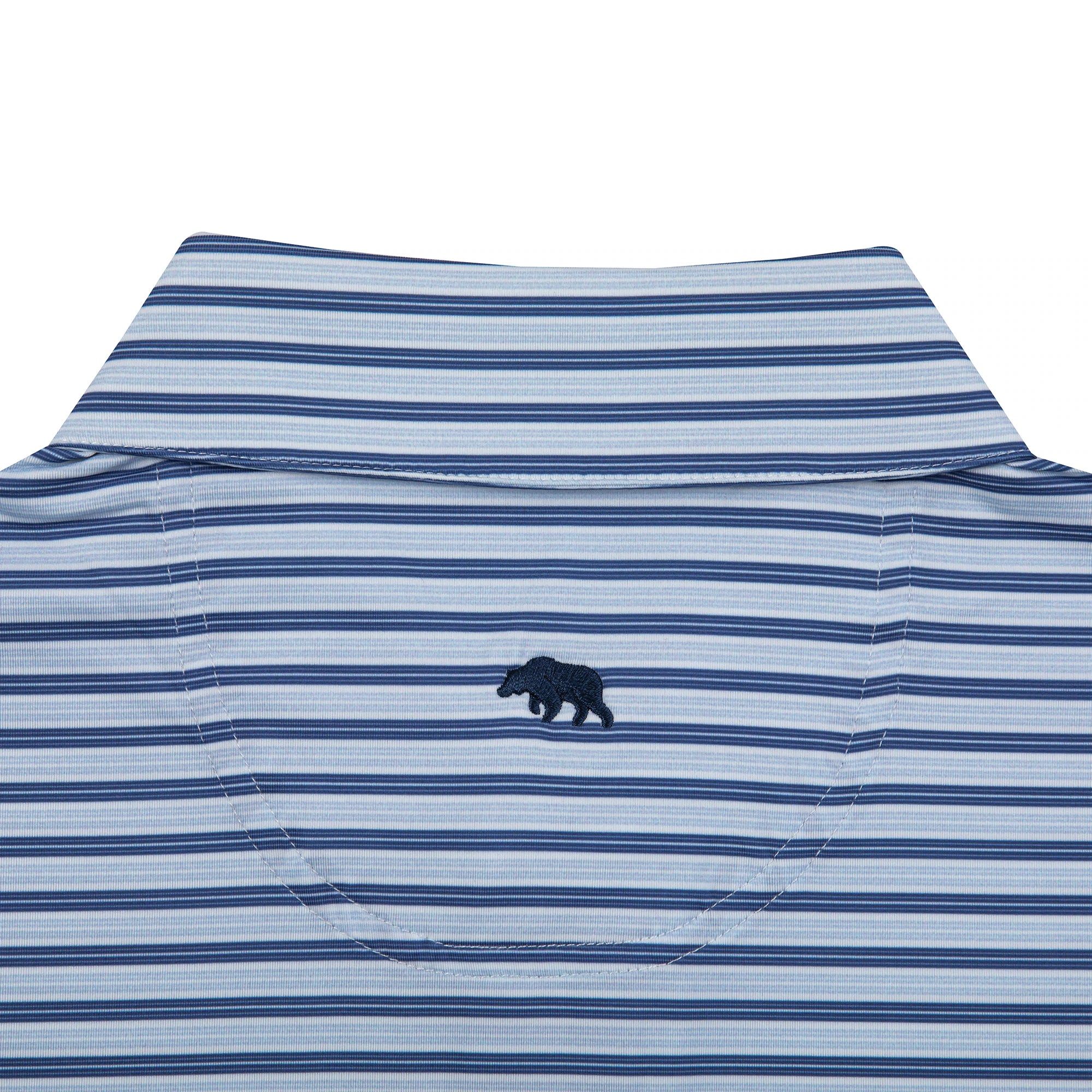 Ole Miss Wedge Stripe Performance Polo Shirt for Men - Moisture-Wicking, Breathable Golf & Casual Wear - Perfect for Sports, Office, and Outdoor Activities