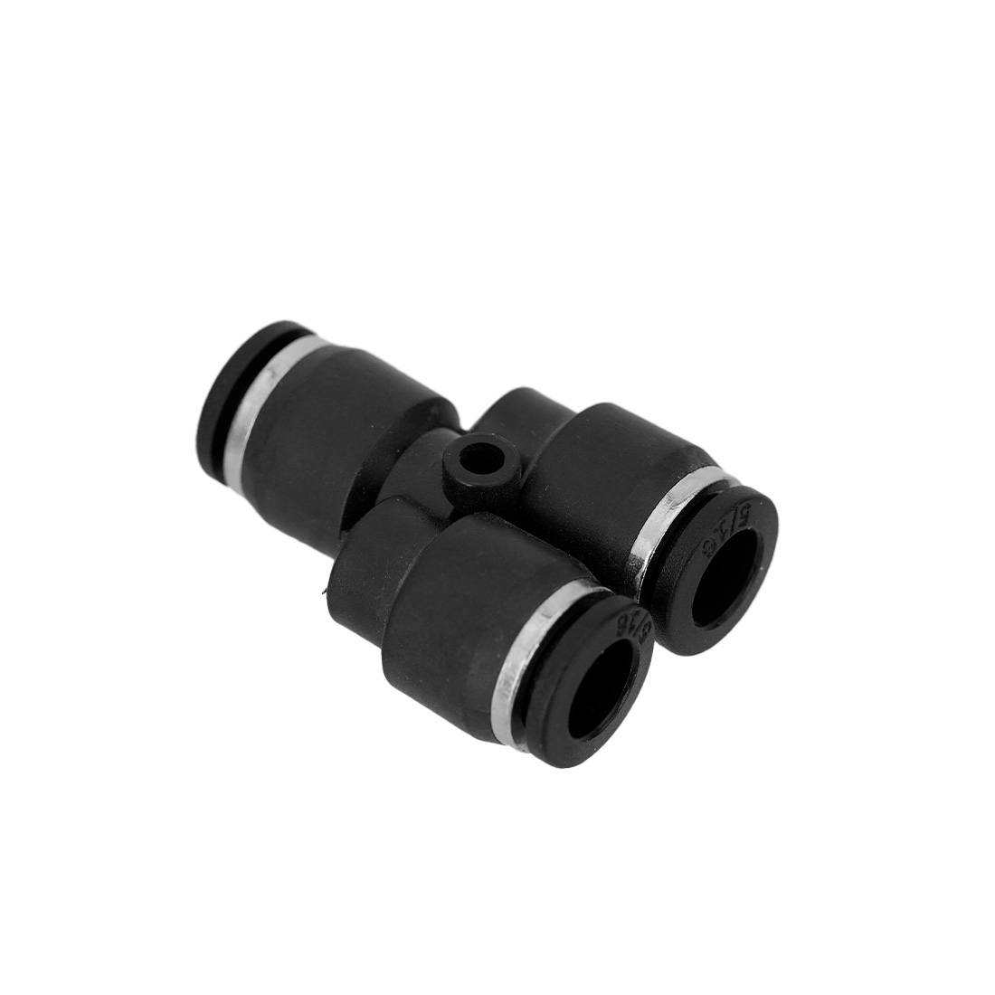 XERO Push to Fit Y Fitting - Quick Connect Air Compressor Fitting for Pneumatic Tools - Perfect for DIY, Automotive Repair & Industrial Applications