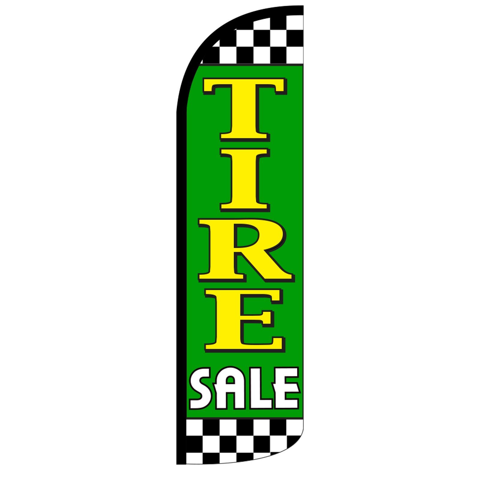 NEOPlex 12-Foot King Size Windless Swooper Feather Flag for Outdoor Advertising