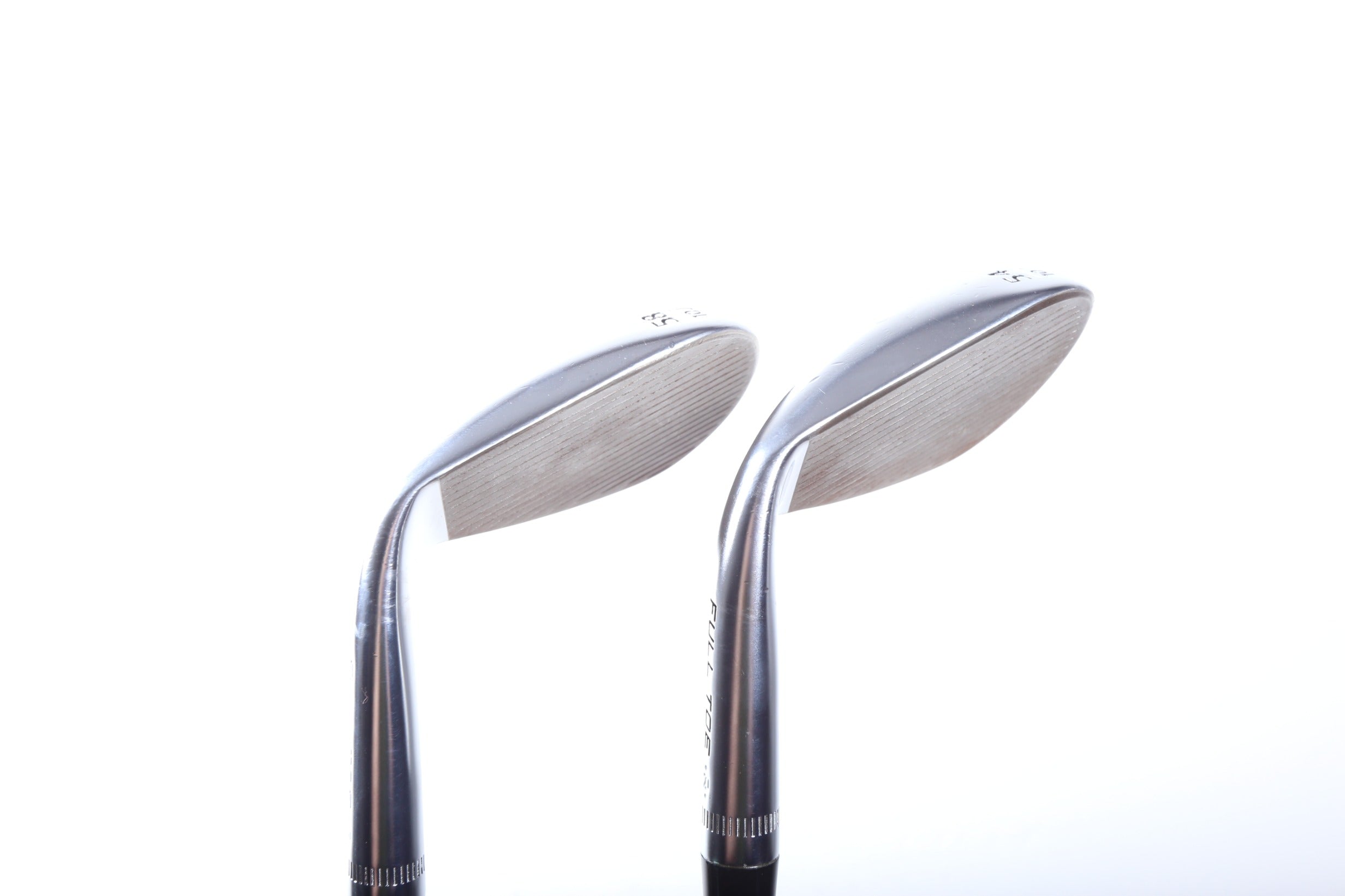 Premium Used Callaway JAWS Full Toe Chrome Wedge Set - Right Handed 54° & 58° Wedges with Regular Flex | Perfect for Golfers Seeking Better Short Game Control & Spin on the Course