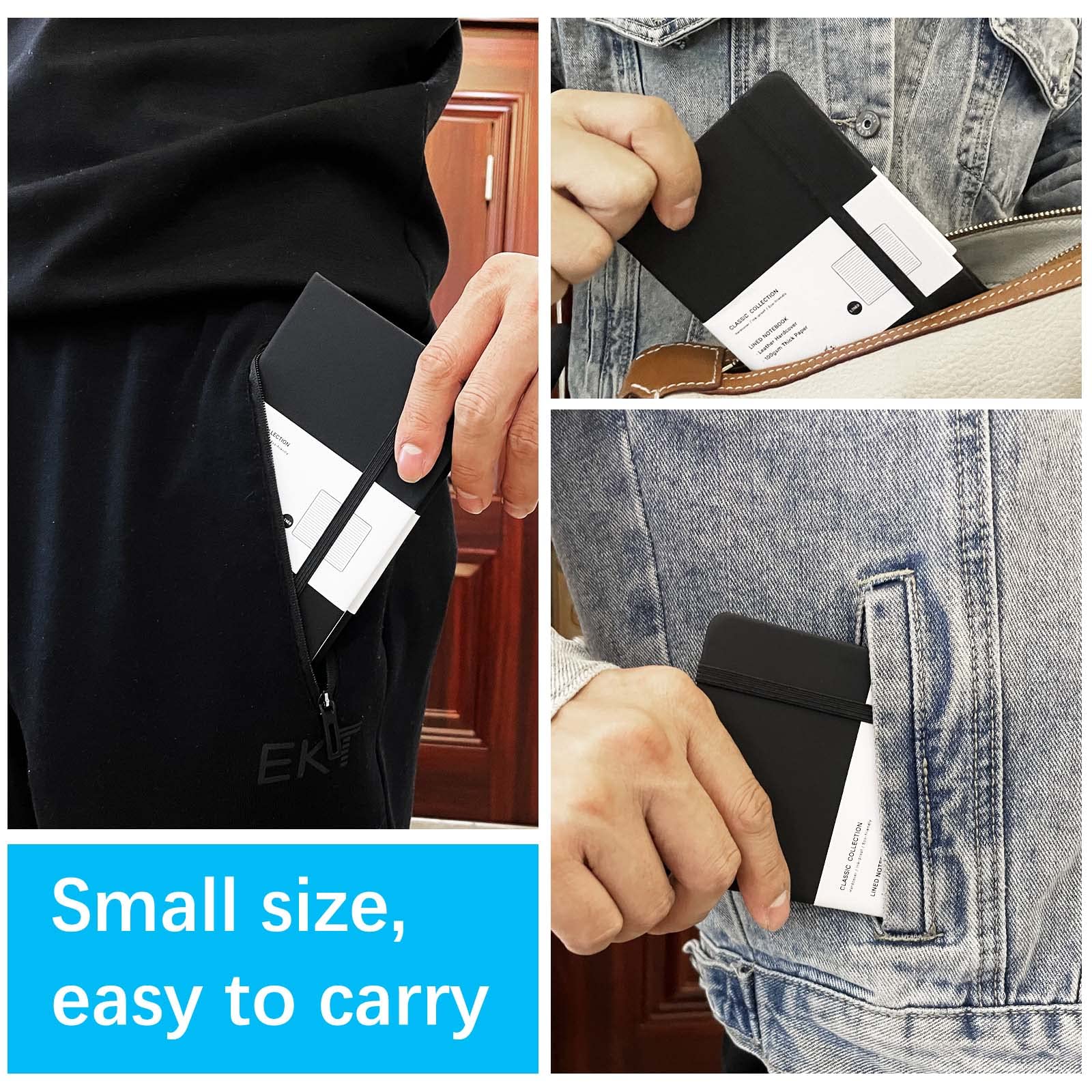 Coopay 12 Pack A6 Mini Notebooks - 3.5