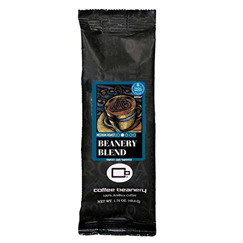 Beanery Blend Specialty SWP Decaf Coffee | 1.75oz Sample Pack | Perfect for Home Brewing, Office Use & Gifts
