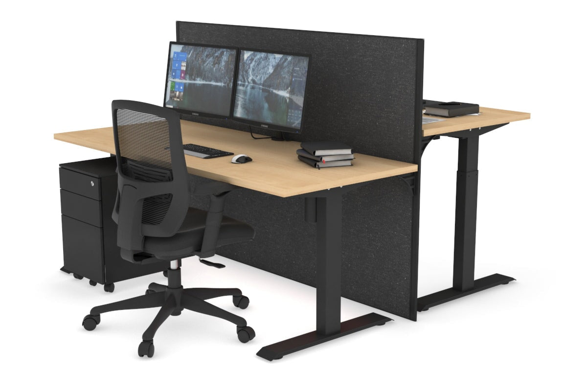 Just Right Height Adjustable 2 Person Workbench [47.2'' x 27.6''] - Perfect for Garage, Workshop & Office Collaboration
