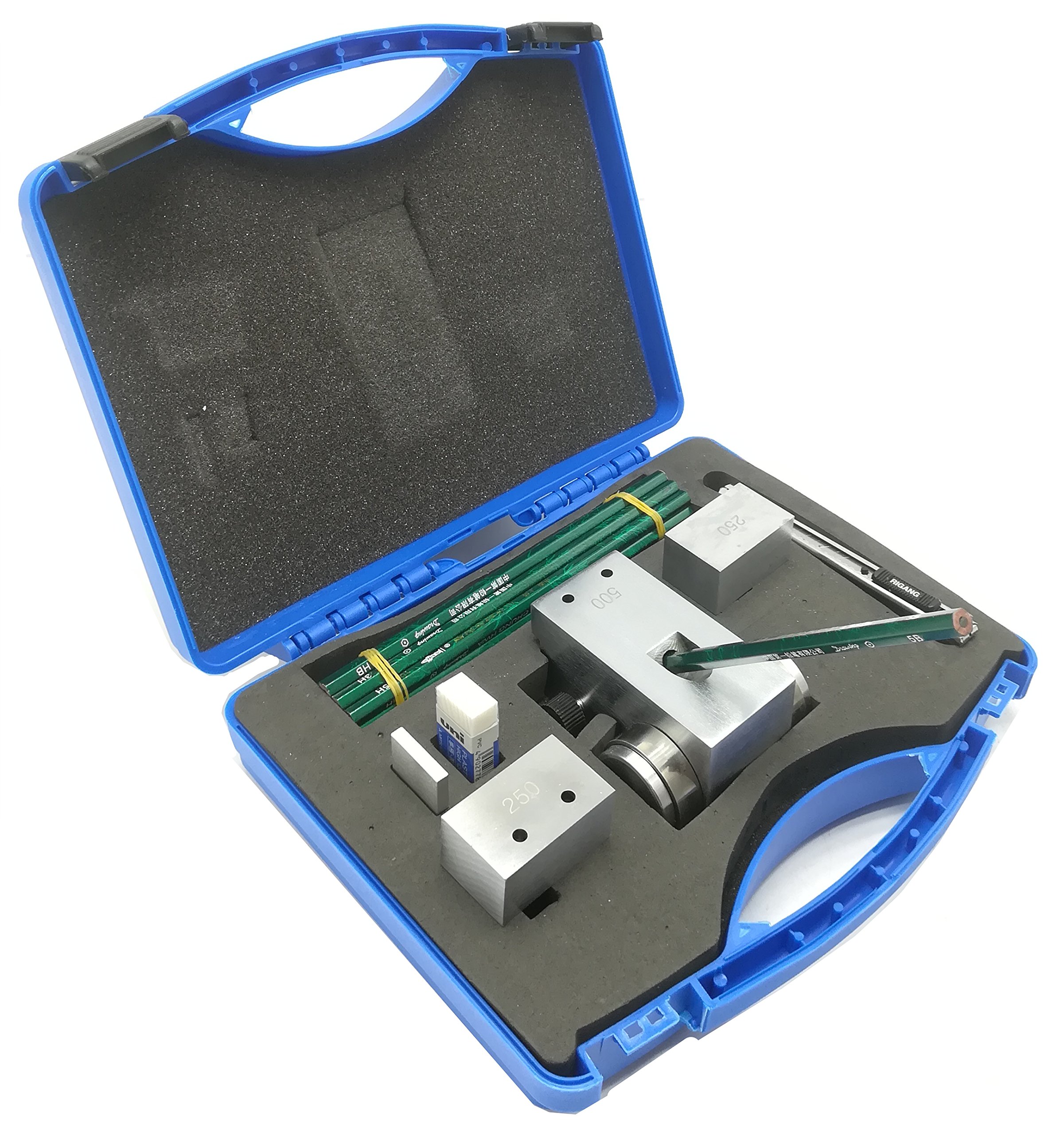 CGOLDENWALL QHQ-A Pencil Hardness Tester Kit - 13 Pencils & 500/750/1000g Weights for Paint, Coating Film Scratch Resistance Testing | Perfect for Automotive, Furniture & Industrial Surface Quality Control