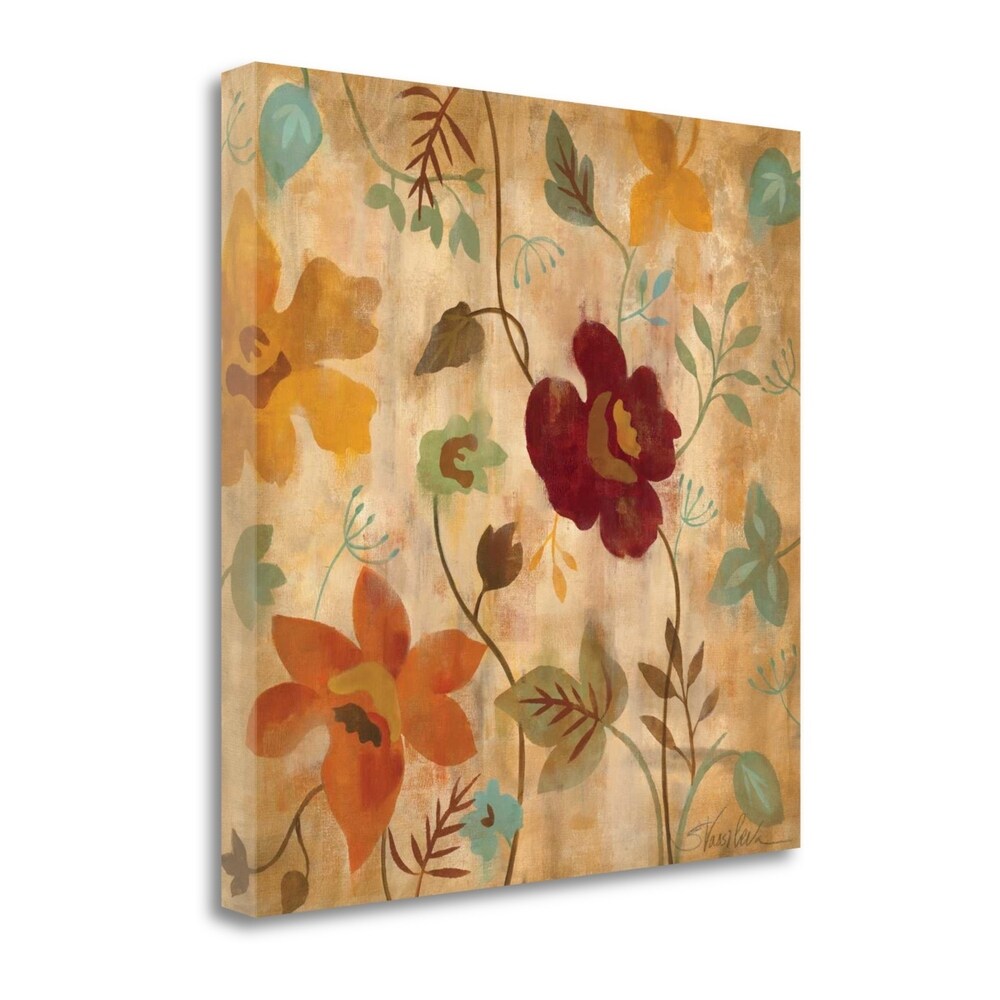 Antique Embroidery I by Silvia Vassileva - Premium Giclee Art Print on Gallery Wrapped Canvas - Perfect for Home Decor, Office Wall Art & Gift Giving