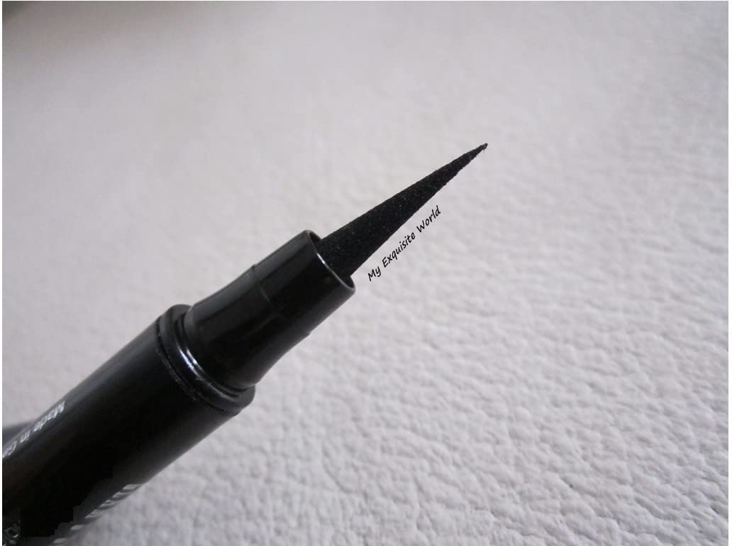 Waterproof Black Liquid Eyeliner Pen - Smudge Proof, Long Lasting Makeup for Dramatic Eye Looks | Perfect for Parties, Weddings & Everyday Wear