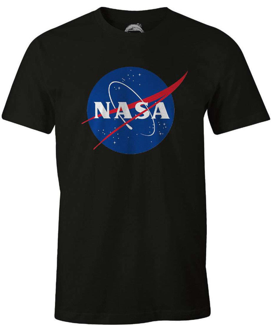 NASA Logo Black T-Shirt for Men & Women - Cool Space-Themed Cotton Tee for Casual Wear, Gifts & Fan Merchandise