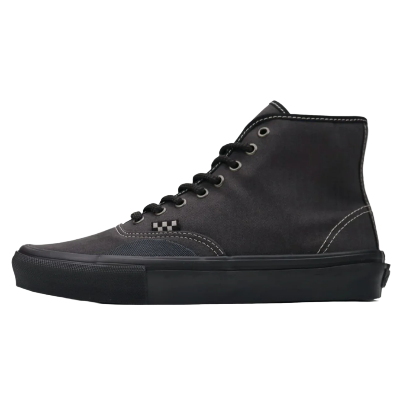 Vans Skate Authentic High VCU Skateboard Shoes - Asphalt Color | Durable Canvas & Vulcanized Rubber for Street Skating & Casual Wear