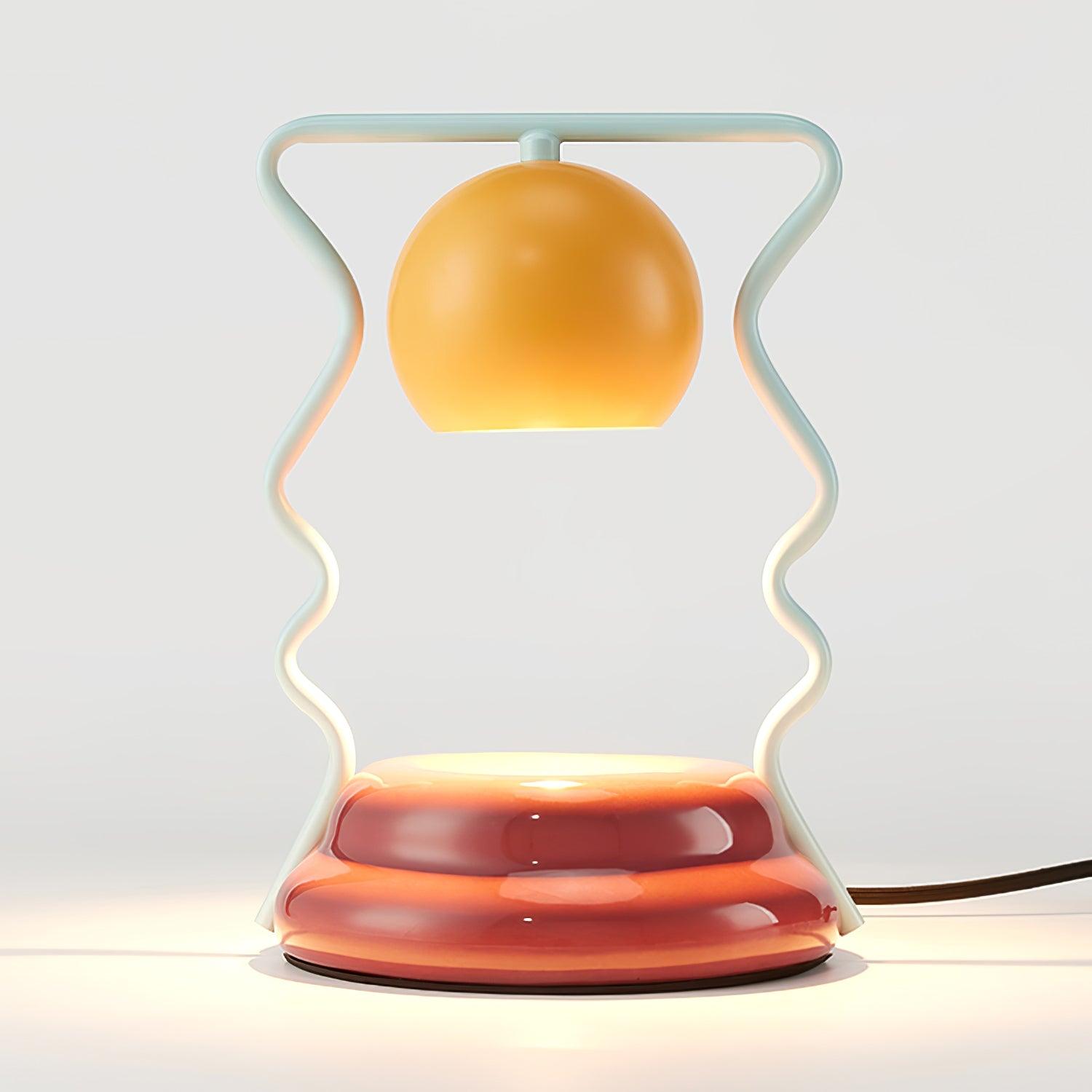 Squiggle Bright LED Table Lamp - Modern Desk Light for Home Office, Bedroom & Living Room - Perfect for Reading, Studying & Decor