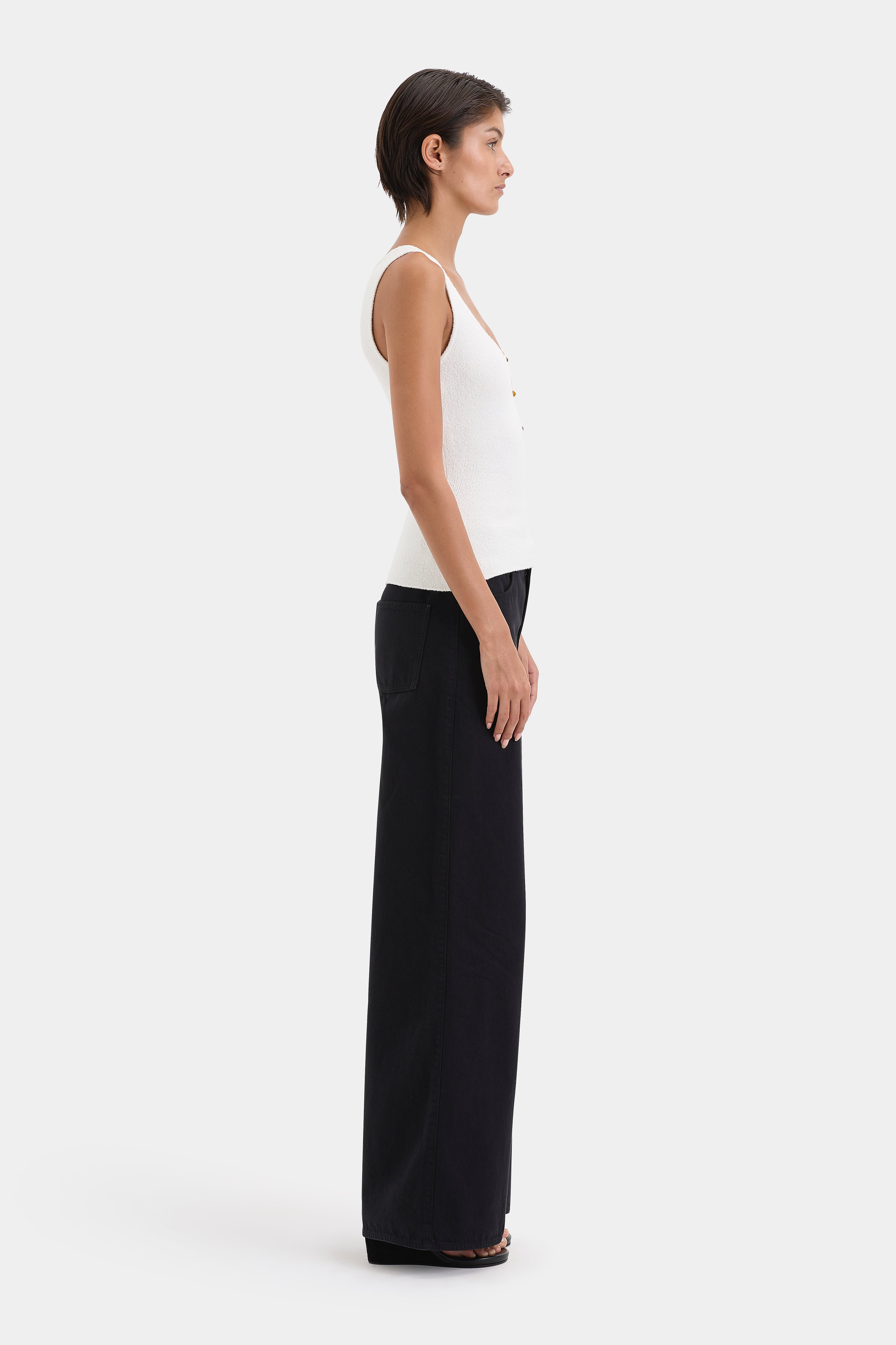 Chiara Beaded Tank Top for Women - Elegant Summer Blouse with Pearl & Crystal Embellishments | Perfect for Beach Vacations, Date Nights & Casual Outings