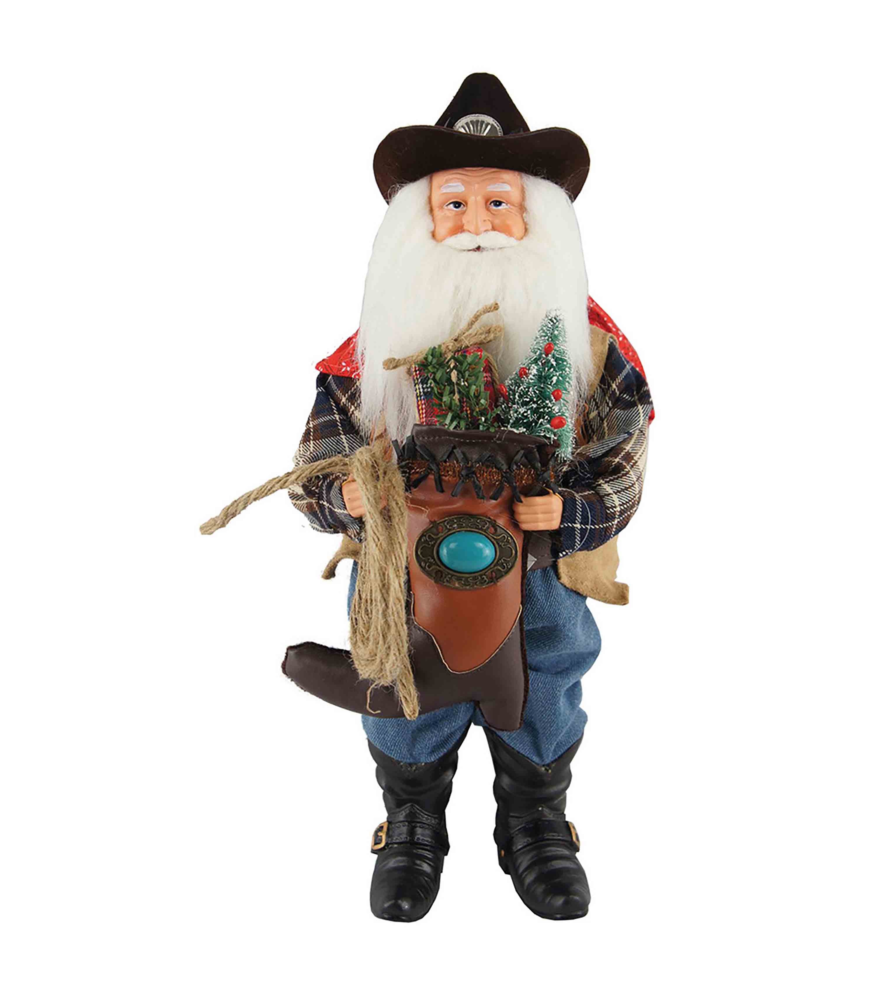 Western Cowboy Boots for Men - 15 Santa Style - Perfect for Rodeo, Country Music Festivals & Western Themed Parties